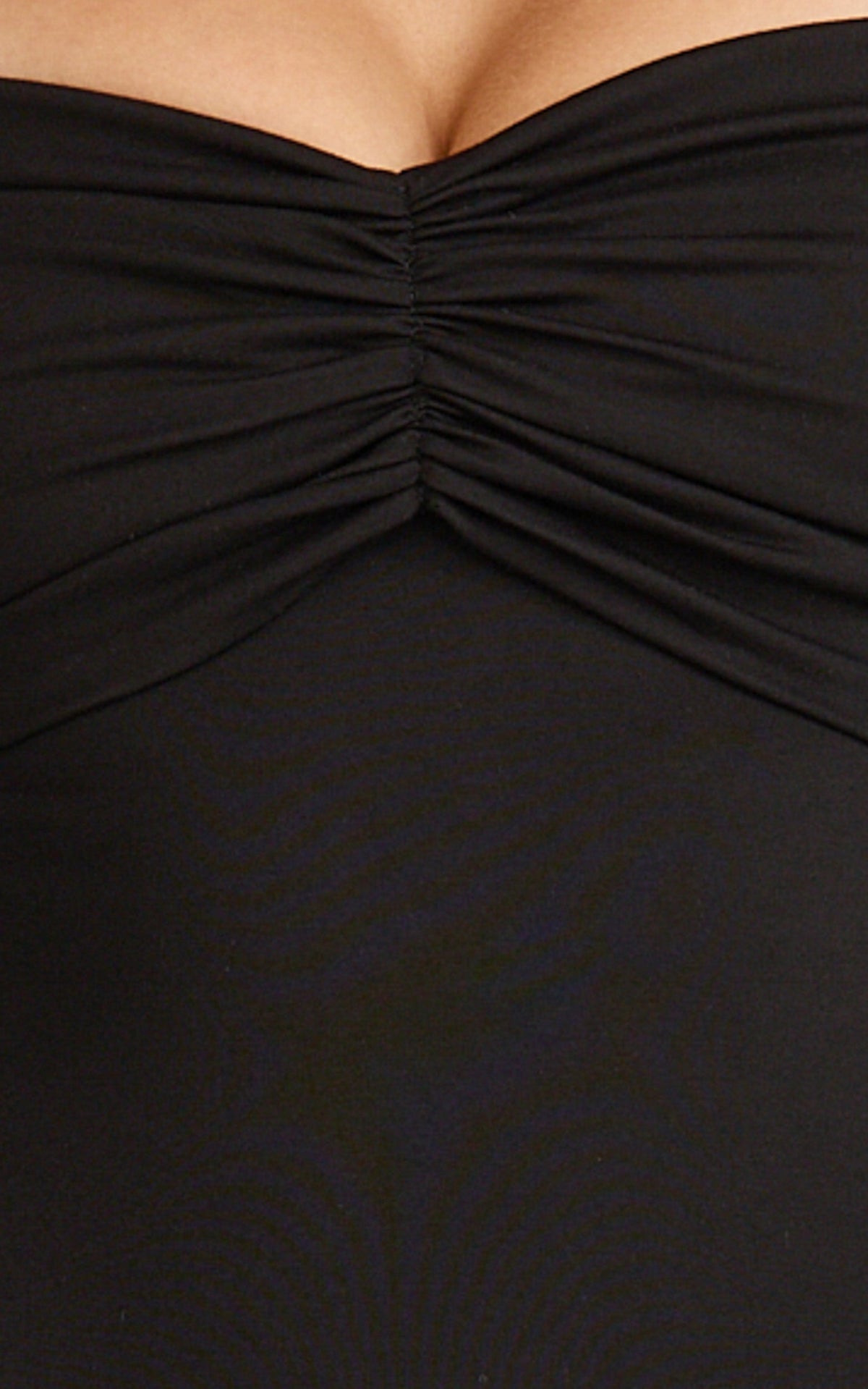 Rani Maxi Dress - Off Shoulder Long Sleeve Bodycon Dress in Black
