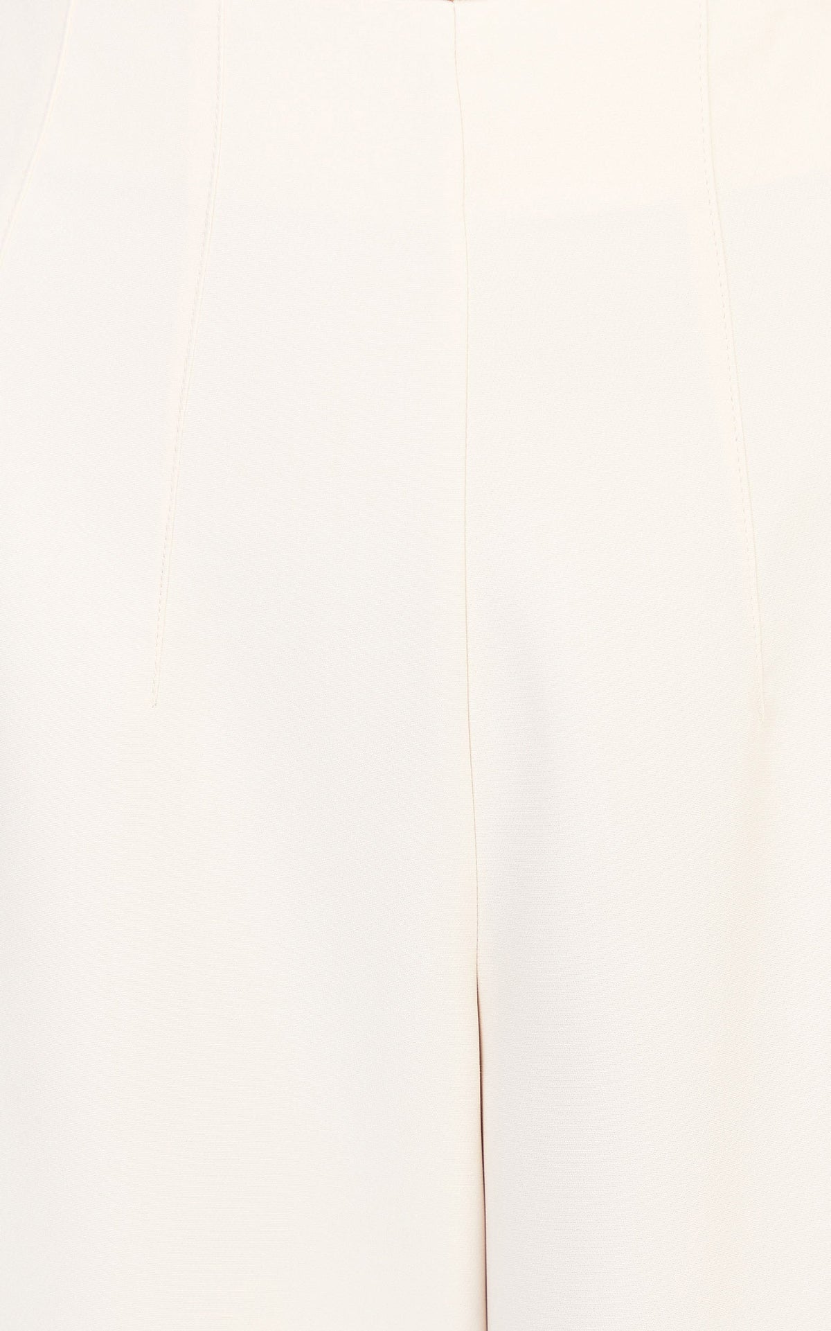 Poppy Pants - High Waist Darted Wide Leg Pants in Cream