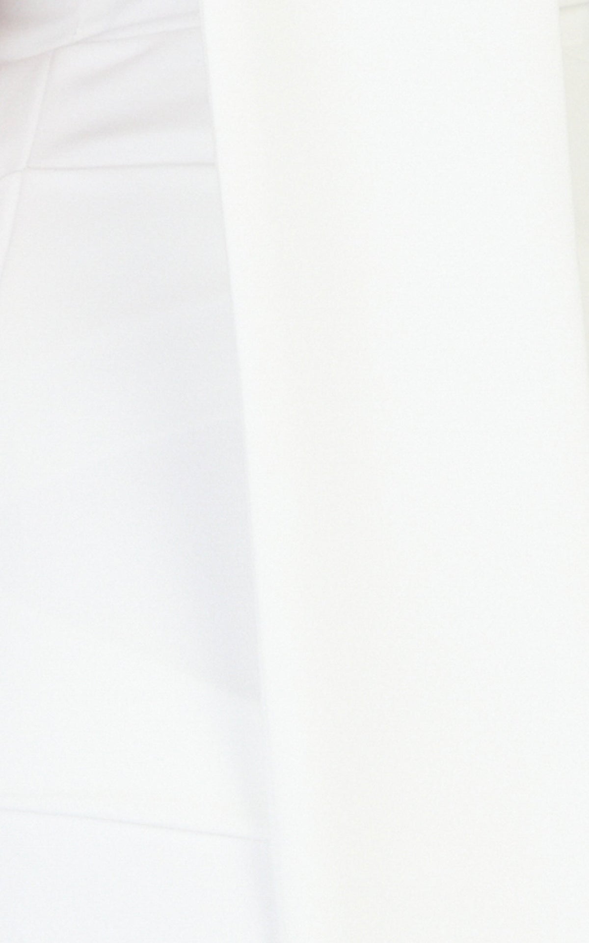 Cosette Mini Dress - Draped Sash Side Ruched Dress in White