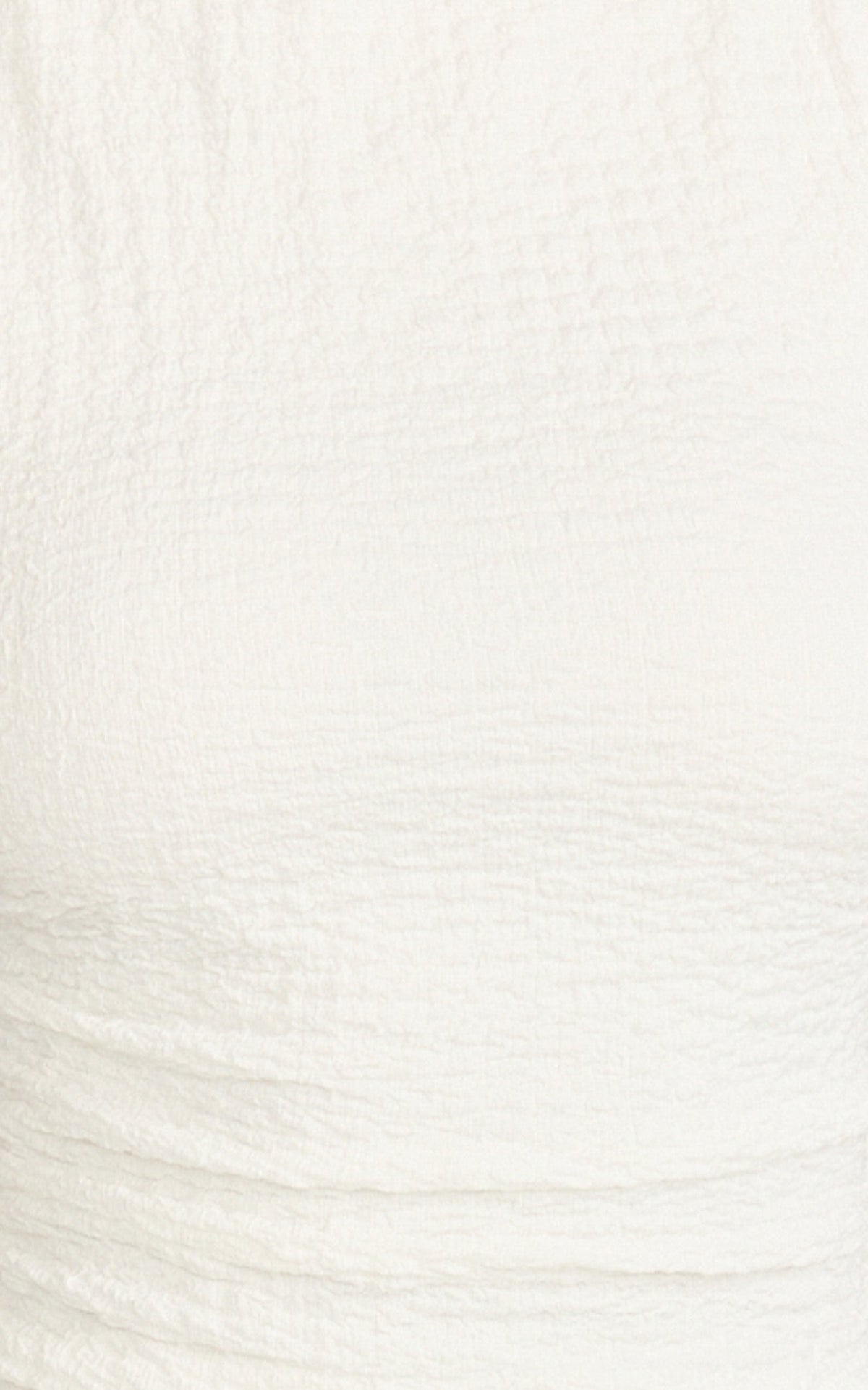 Aleks Midi Dress - High Neck Bodycon Dress in Off White