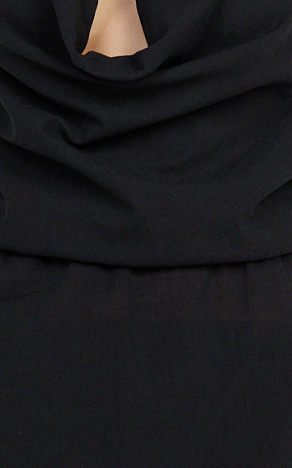 Charlotte Two Piece Set - Cowl Neck Set in Black