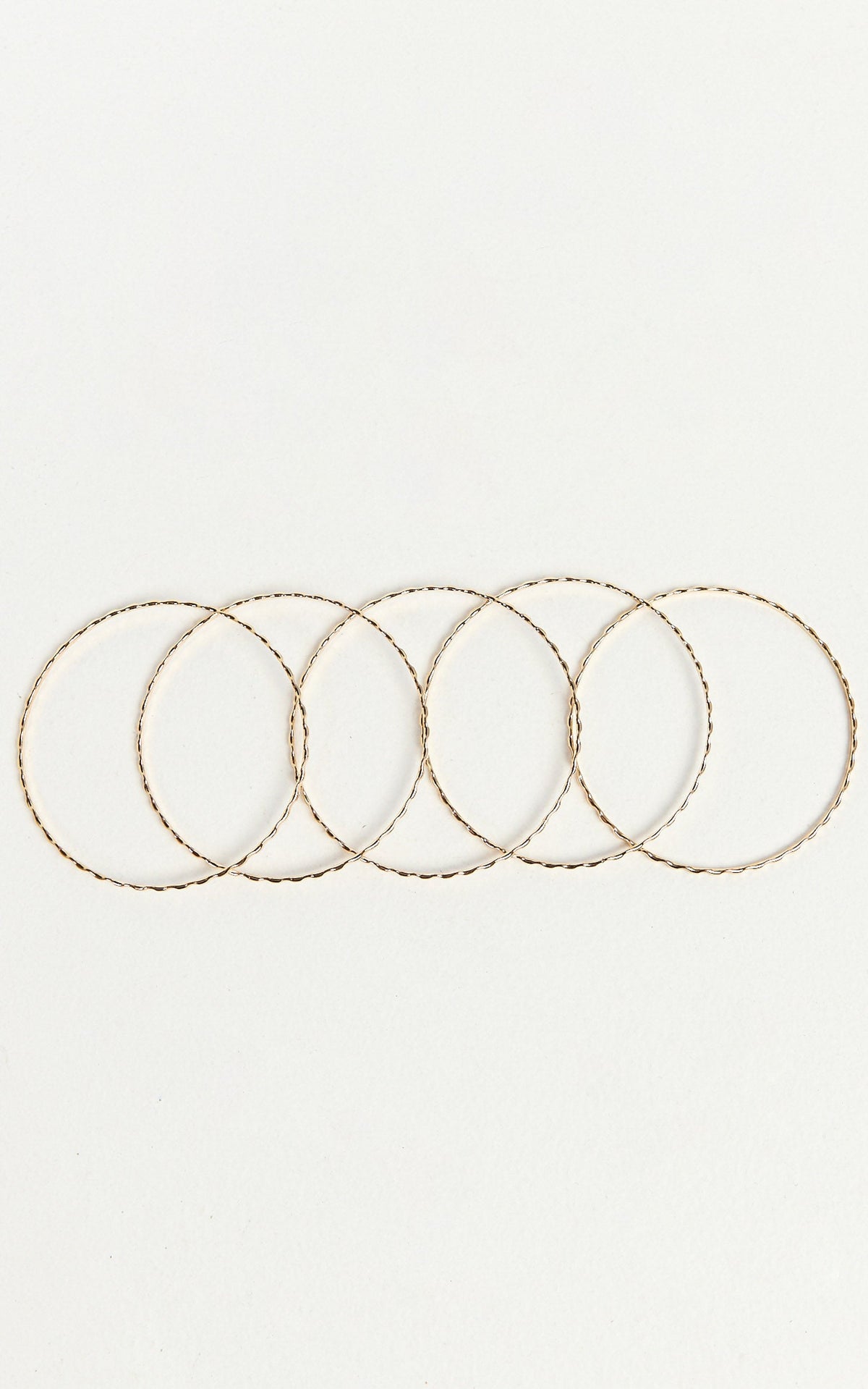Leanora Bangle - 5 Pack Bangle in Gold