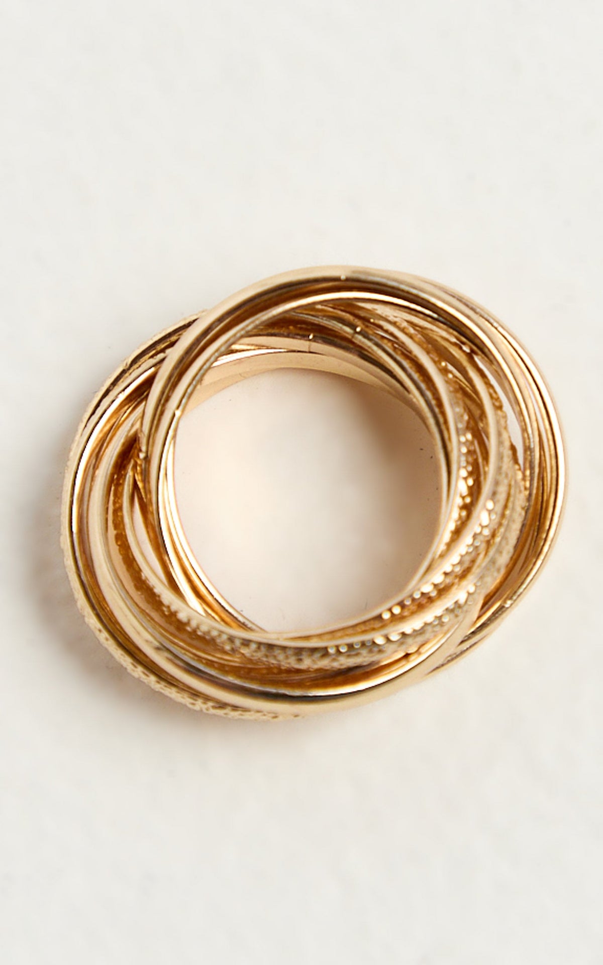 Tricia Ring - Twisted Ring in Gold
