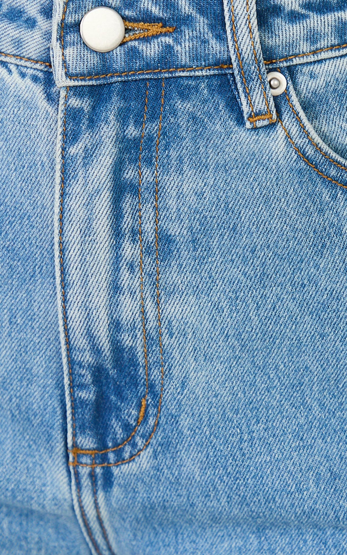 Billie Jeans - High Waisted Recycled Cotton Mom Denim Jeans in Light Mid Blue