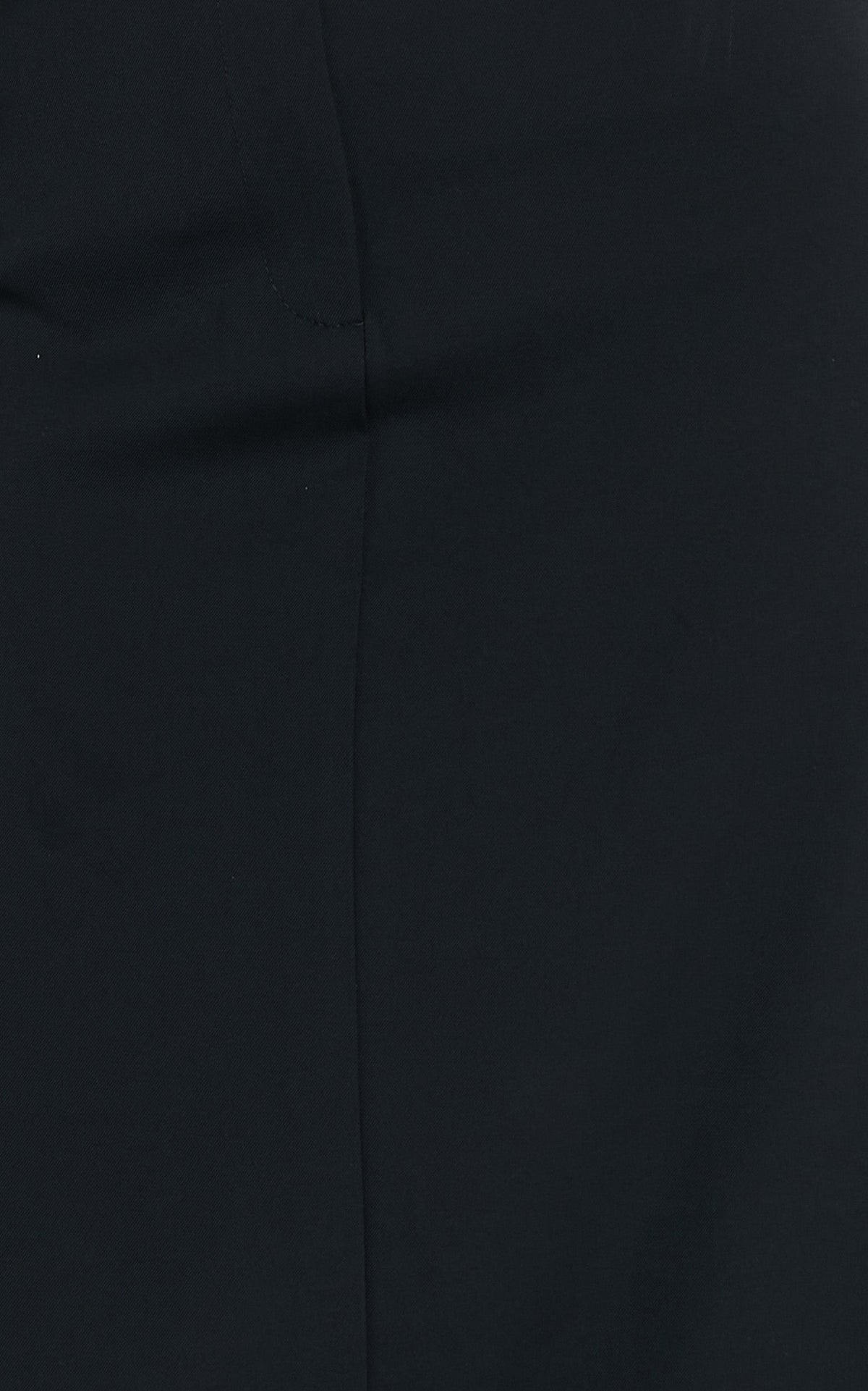 Alanna Midi Skirt - High Waisted Back Split Pencil Skirt in Black