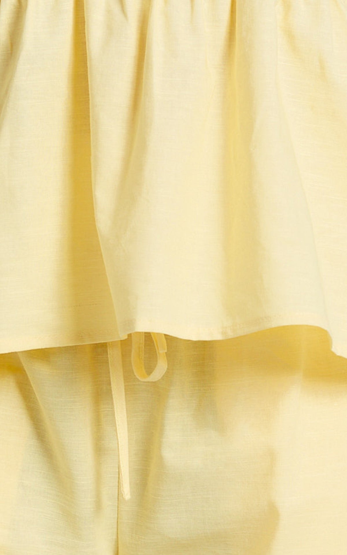 Alma Two Piece Set - Cotton Cami Pant Set in Lemon