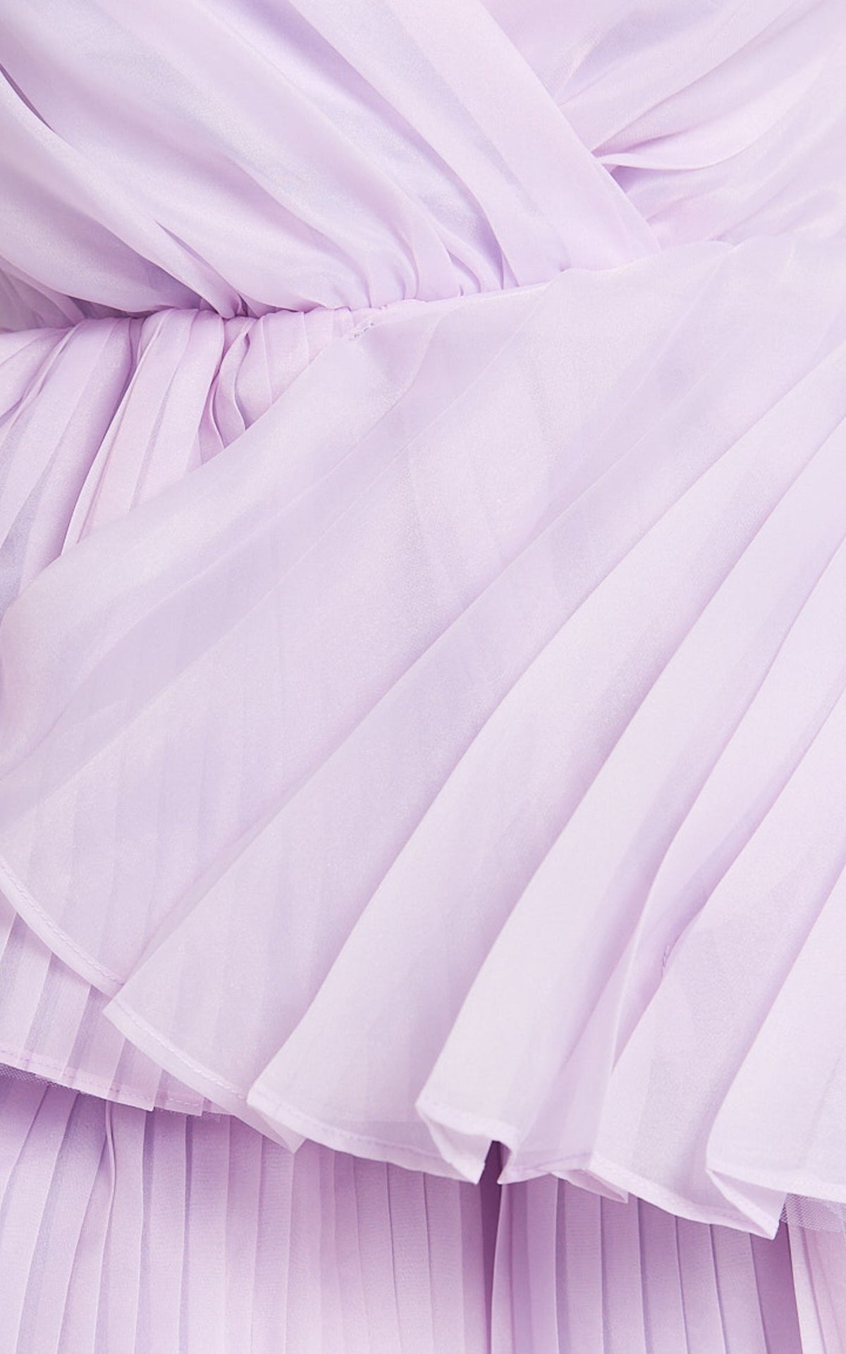 Amalie The Label - Mae Pleated Mini Dress in Lilac