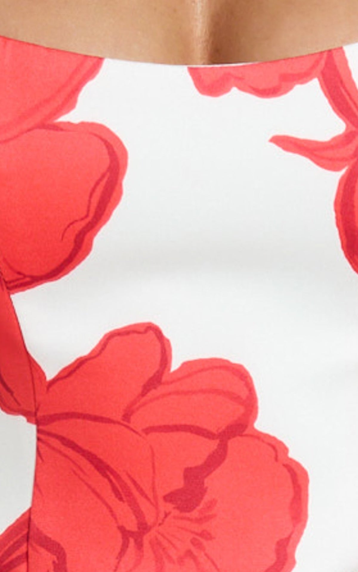 Darcy Top - Off Shoulder Printed Corset Top in Bouquet Di Fiori