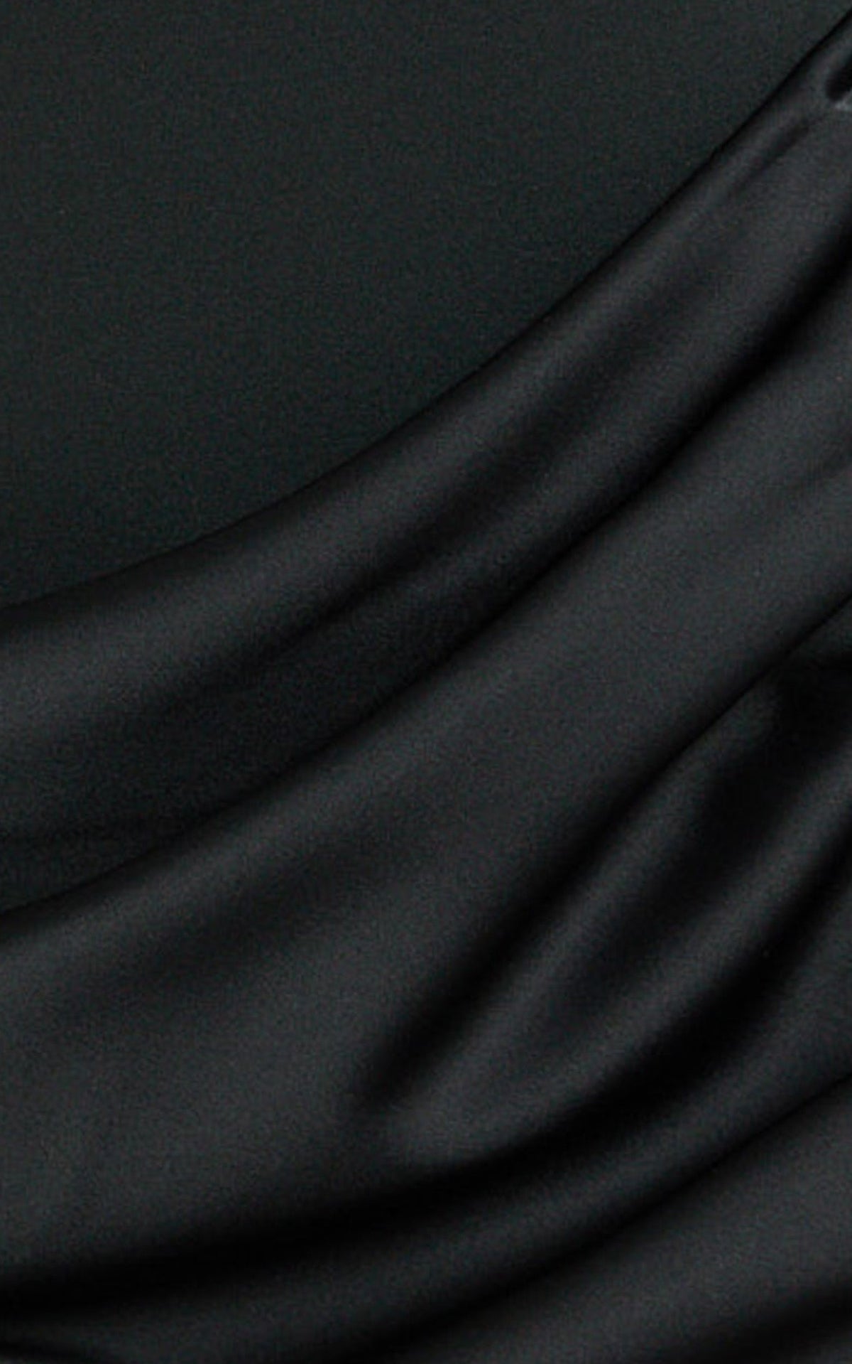 Elodie Mini Dress - Sleeveless Dress Overlay Skirt in Black
