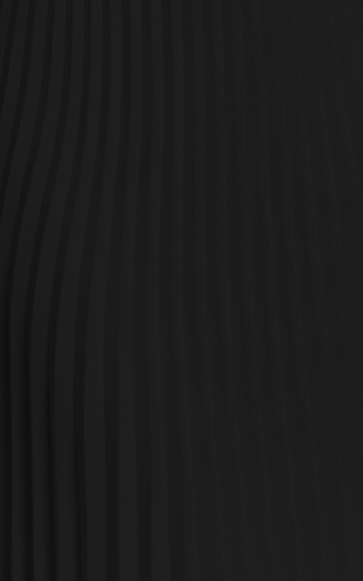 Harlee Midi Skirt - Pleated High Waist A Line Skirt in Black
