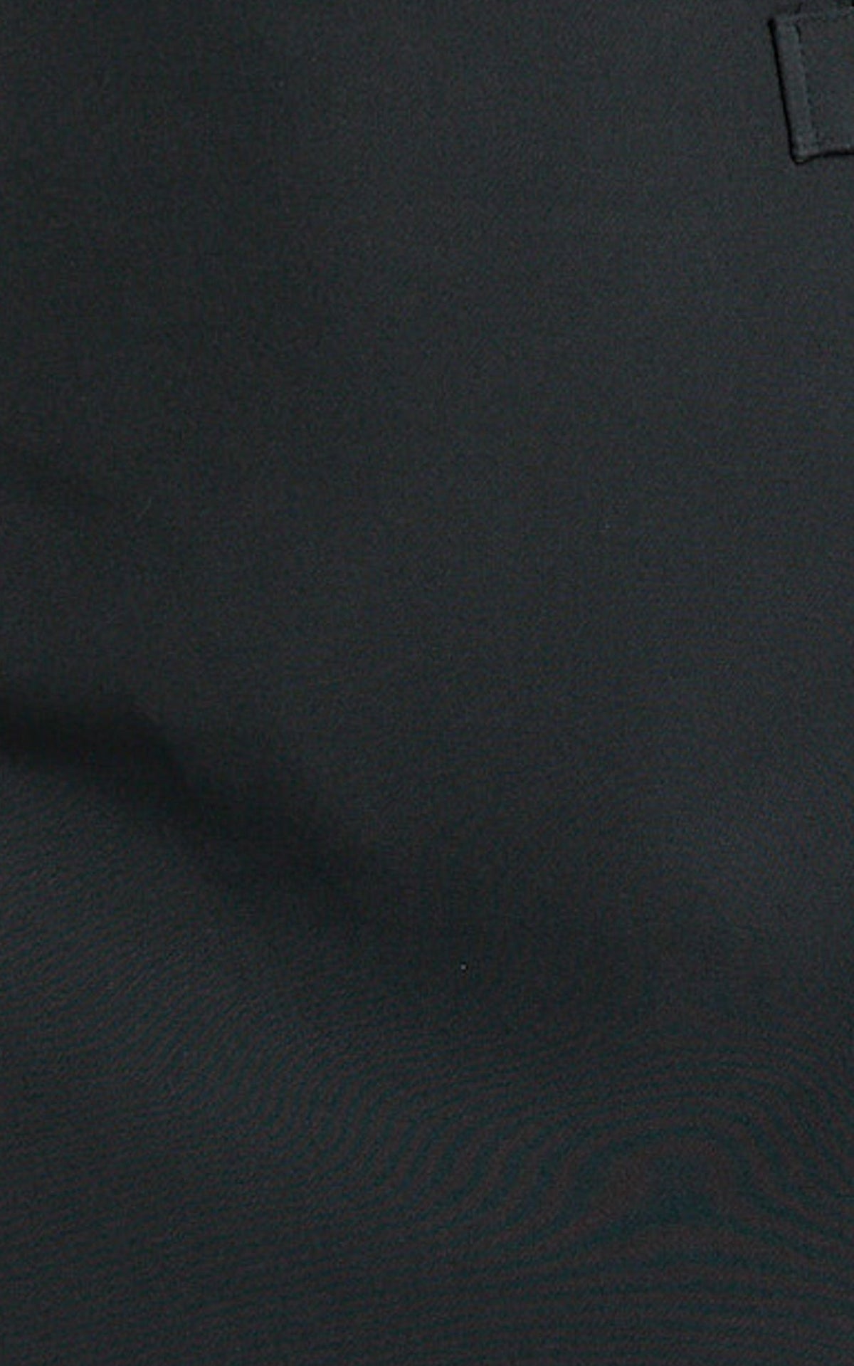 Inez Mini Skirt - Mid Waist Zip Detail Skirt in Black