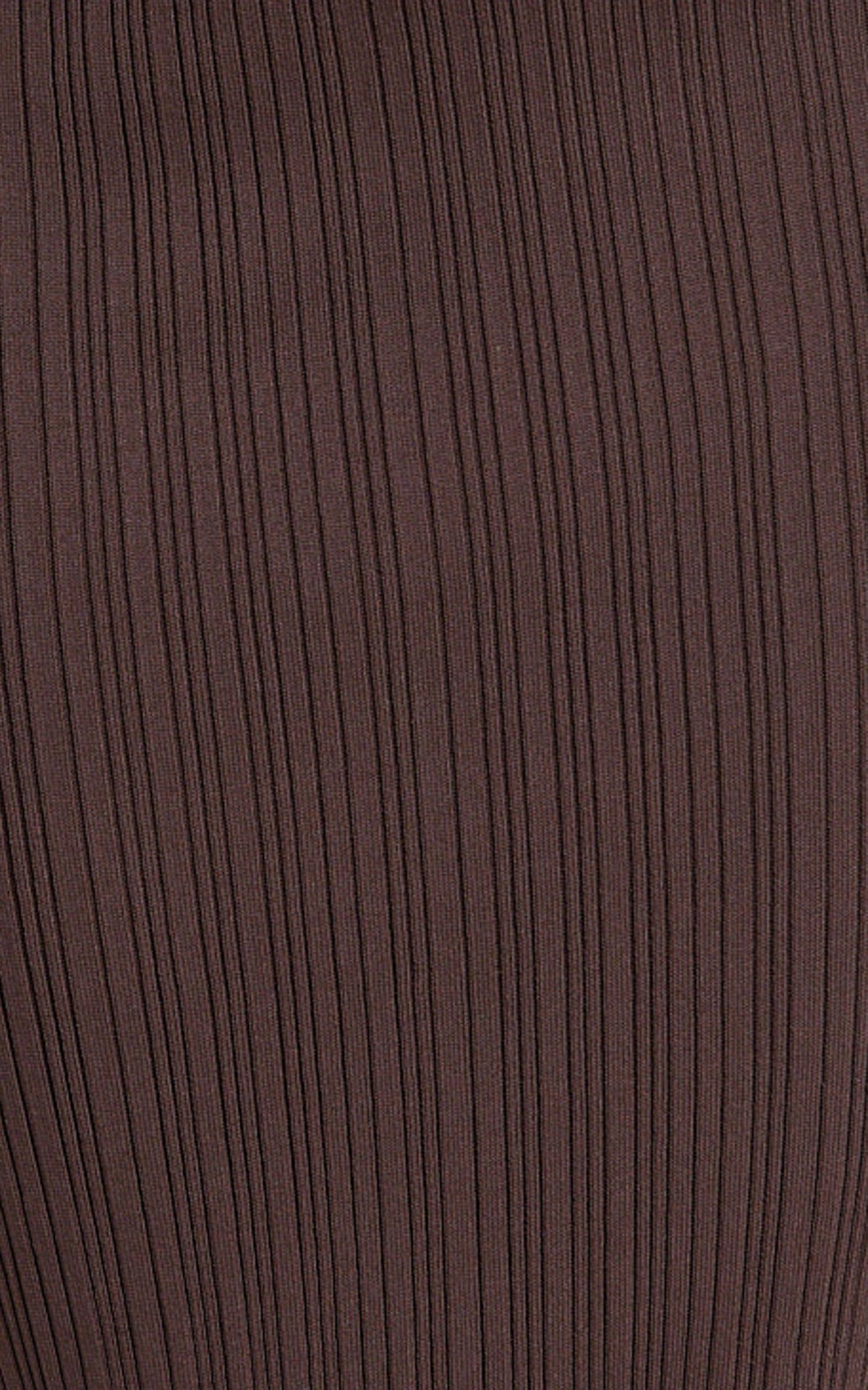 Klarisse Two Piece Top and Skirt Set - Asym Top and Maxi Skirt Set in Chocolate