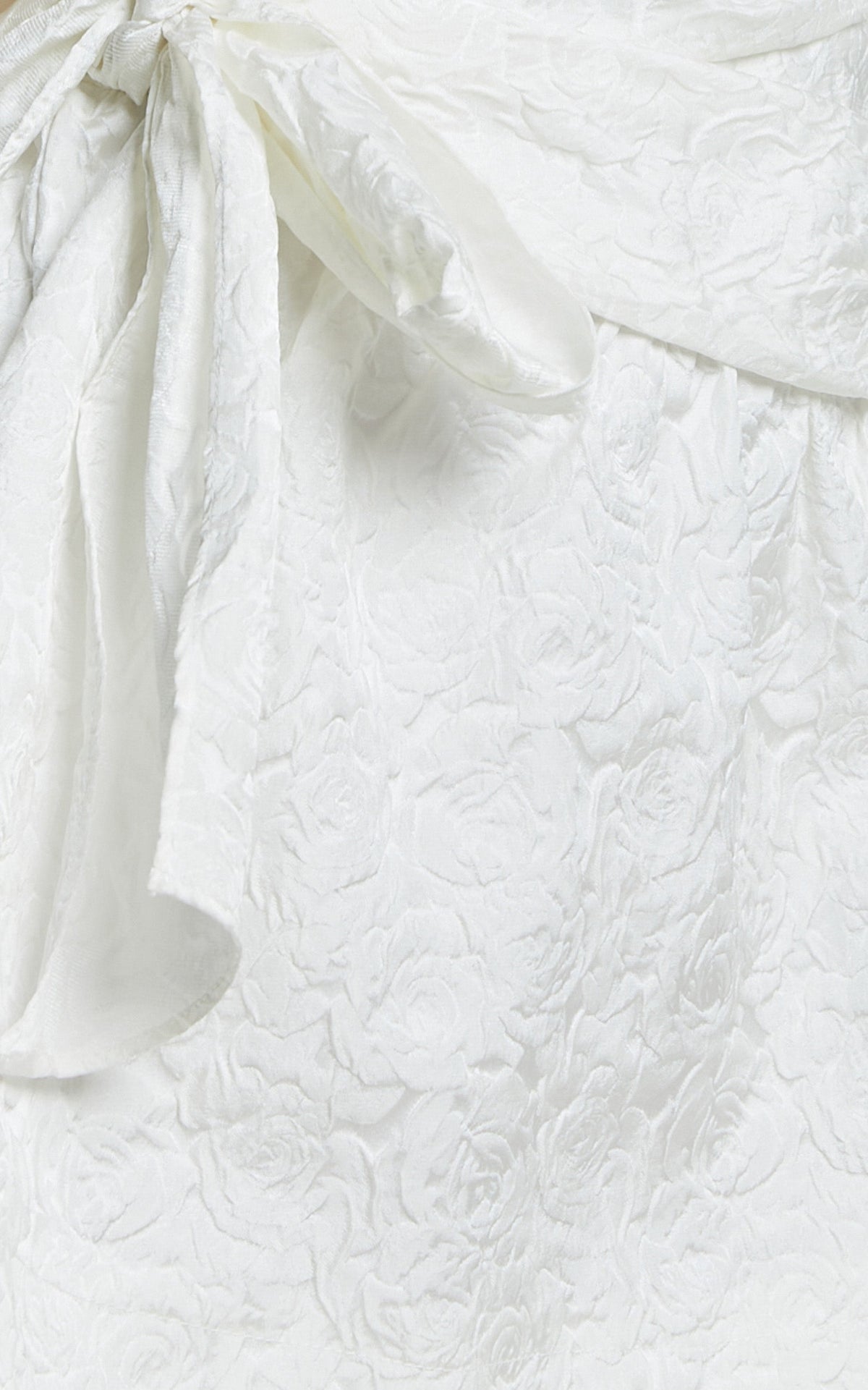 Mathilda Mini Dress - Cut Out Side Wrap Dress in White
