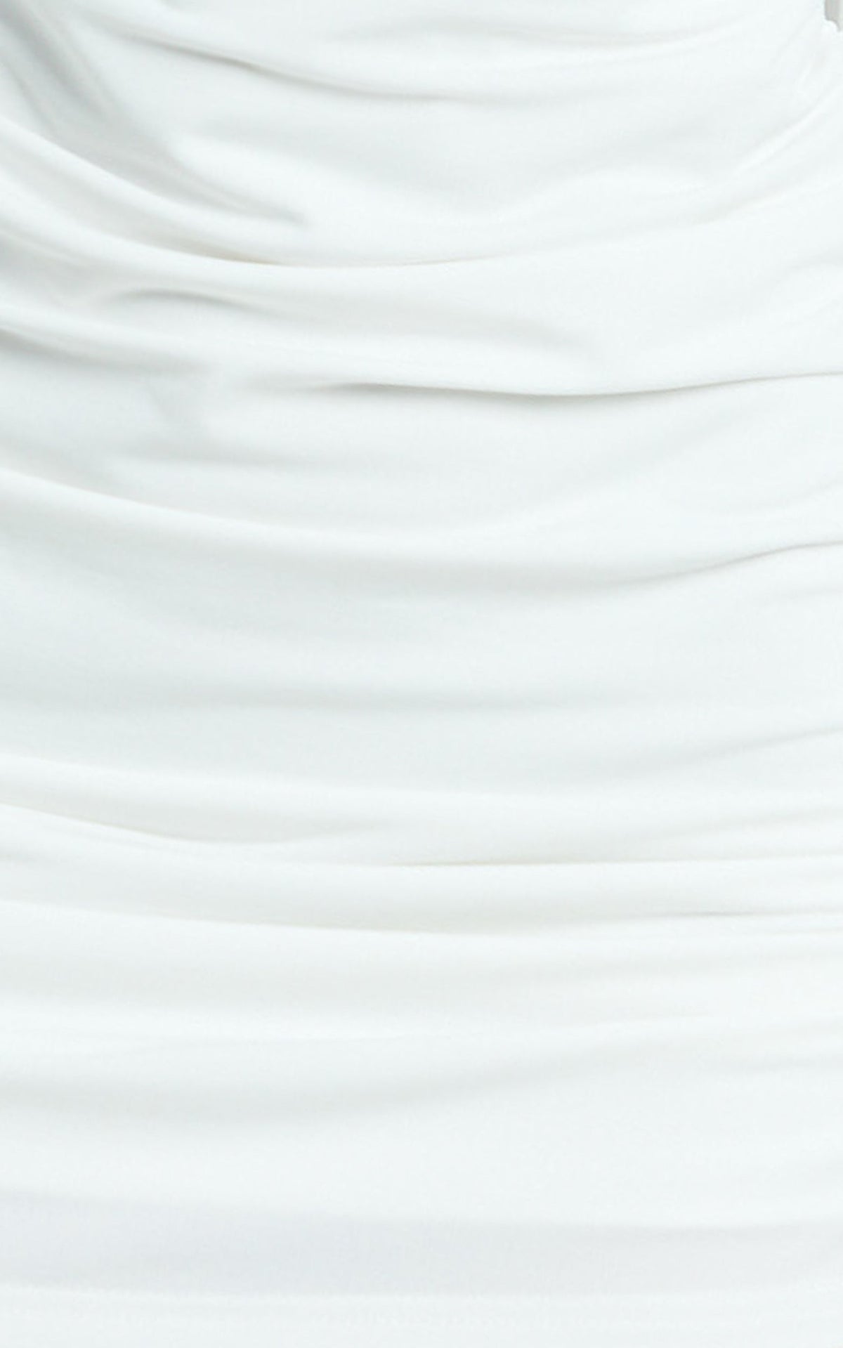 Primrose Mini Dress - Slash Neck Long Sleeve A Line Dress in Cream