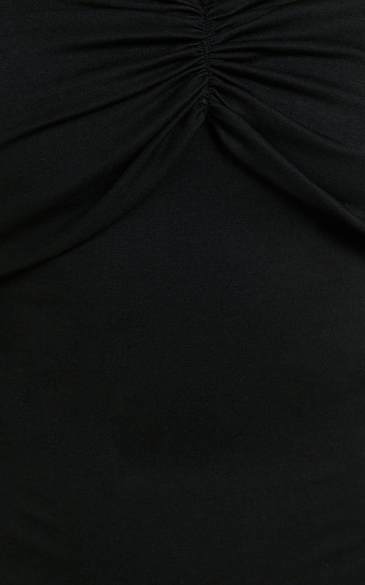 Rani Mini Dress - Off Shoulder Long Sleeve Bodycon Dress in Black