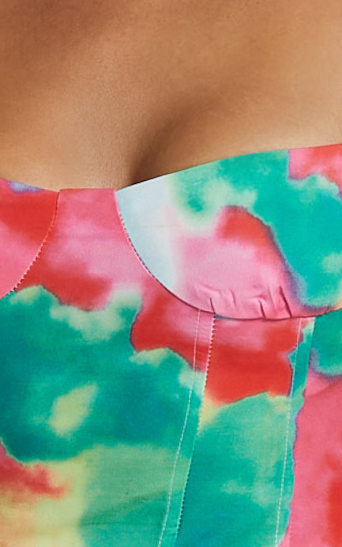 Ritchel Top - Colourful Corset Top in Multi