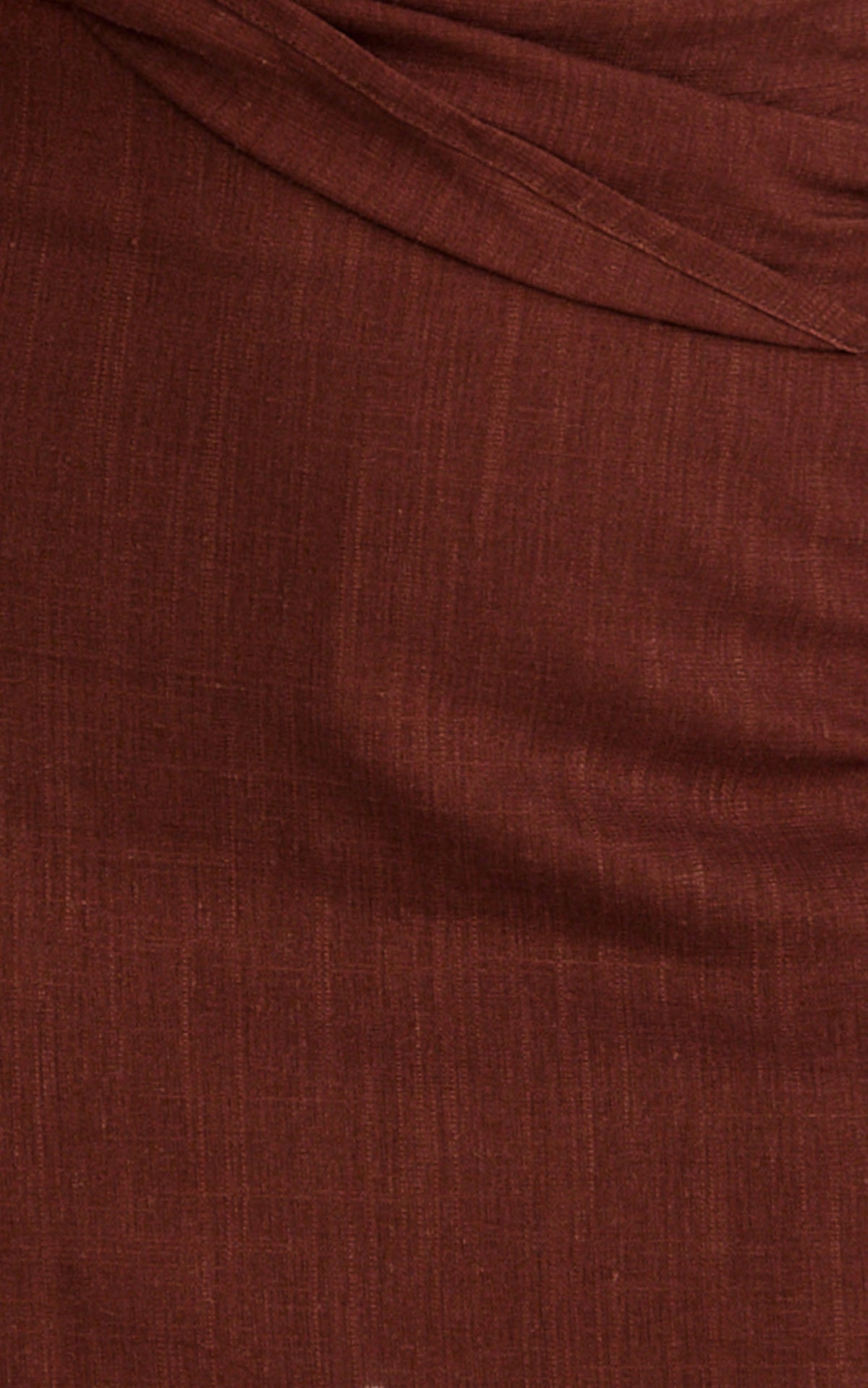 Robilyn Skort - Linen Look Skort in Chocolate