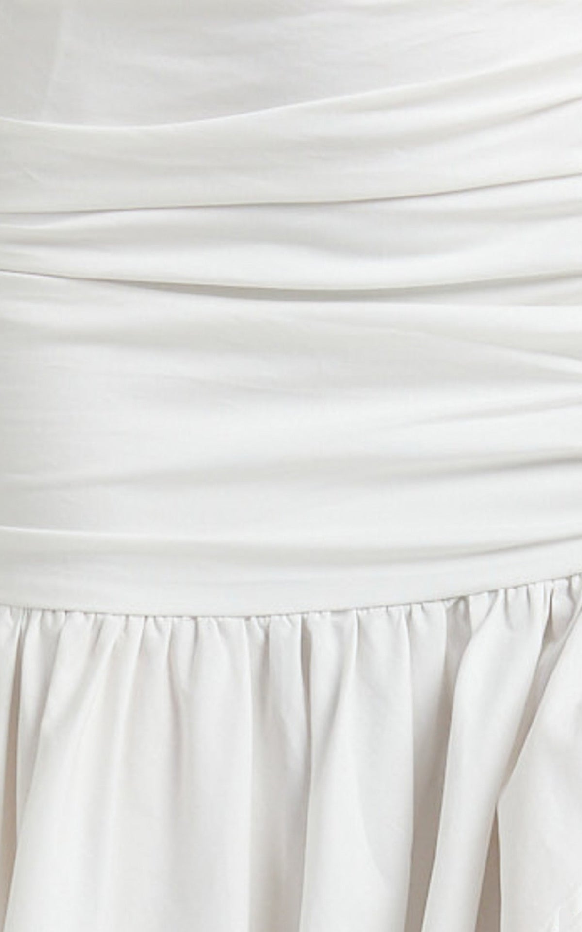 Solange Midi Skirt - Mid Waisted Thigh High Leg Split Skirt in White