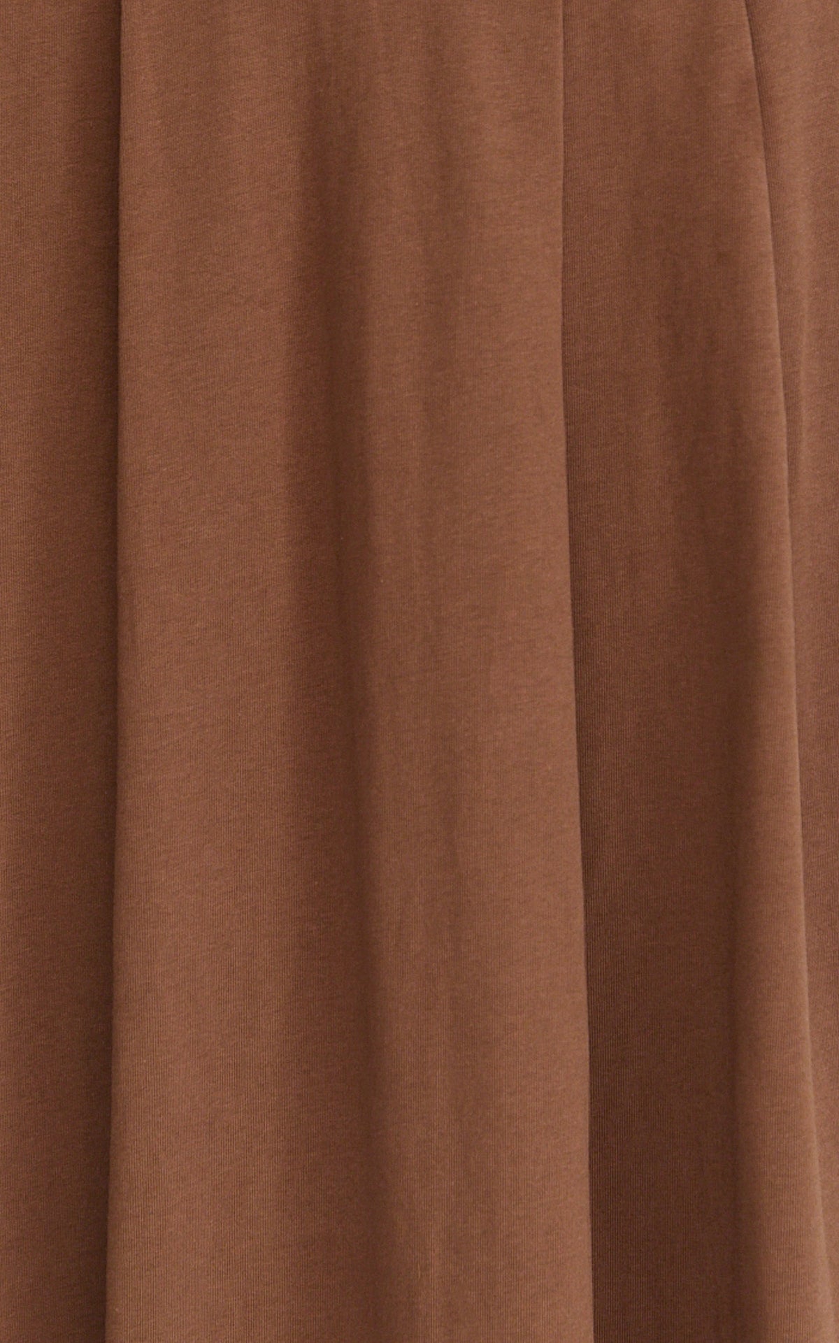 Tami Midi Dress - Off Shoulder Dress in Chocolate