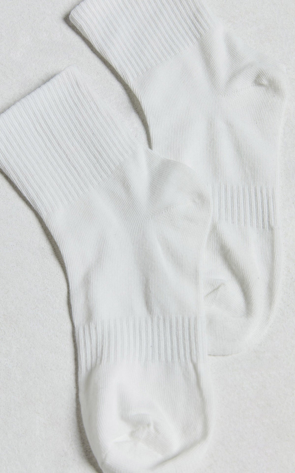 Vasilisa Crew Socks - Pack of 2 in White