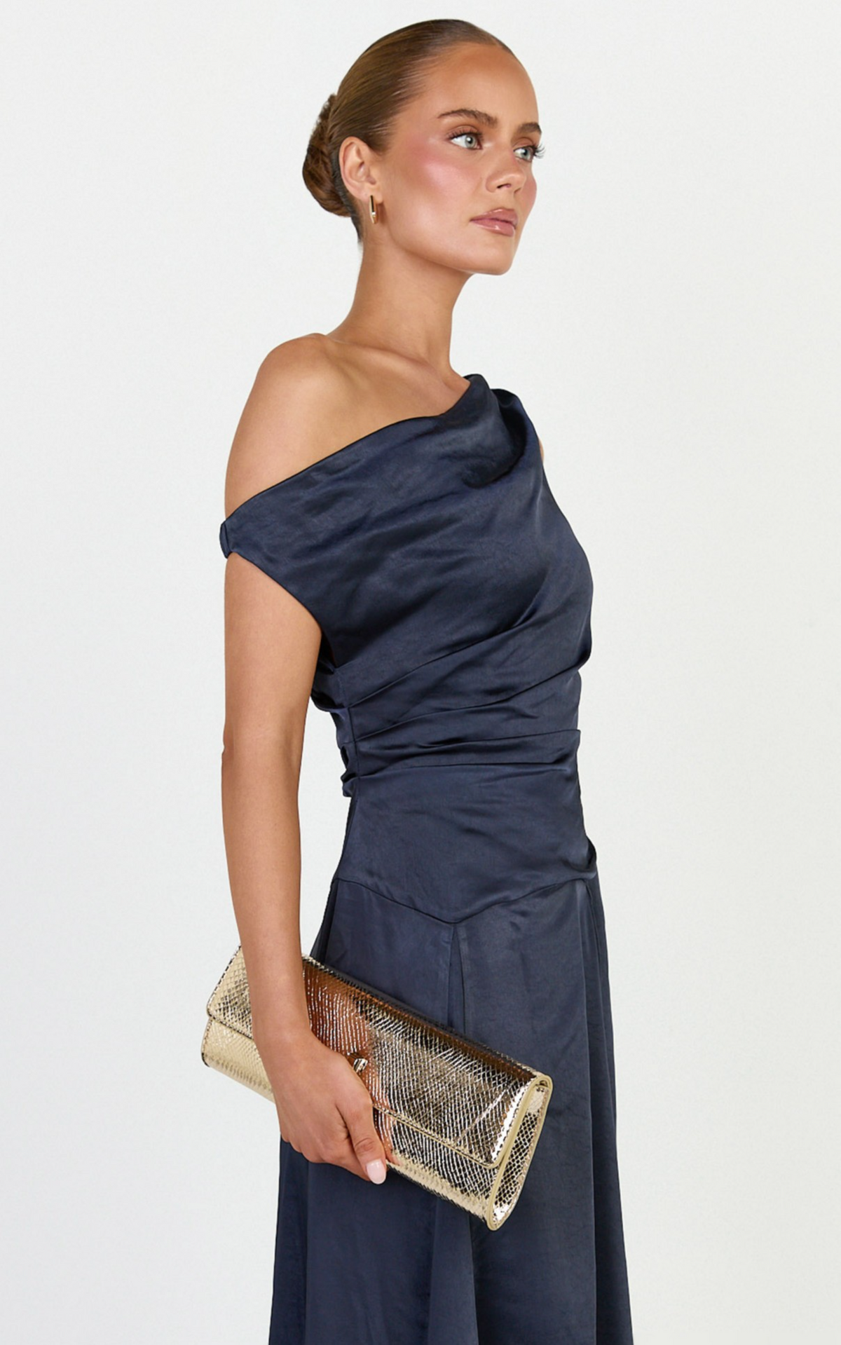 Billini - Maddison Clutch Bag in Gold Scale