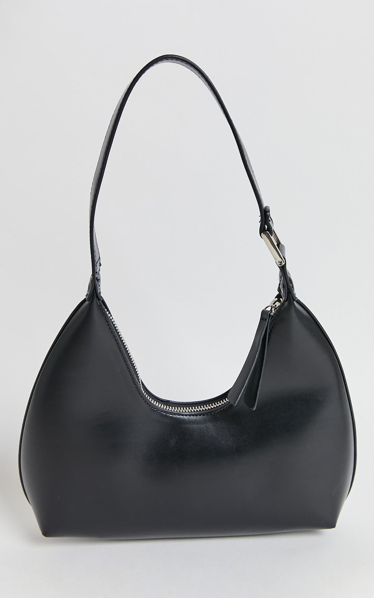 Calabasas Bag - PU Shoulder Bag in Black