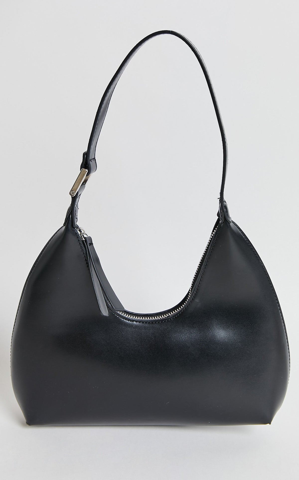Calabasas Bag - PU Shoulder Bag in Black
