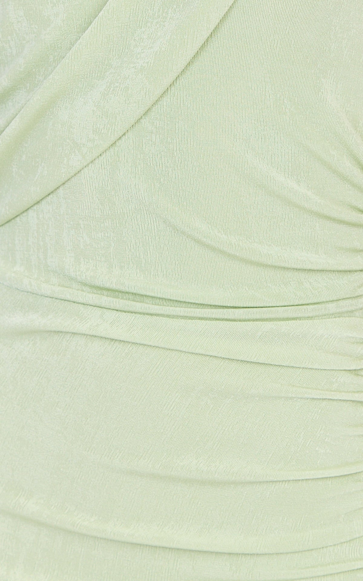 Matilda Maxi Dress - Draped Halterneck Side Split Maxi Dress in Pistachio