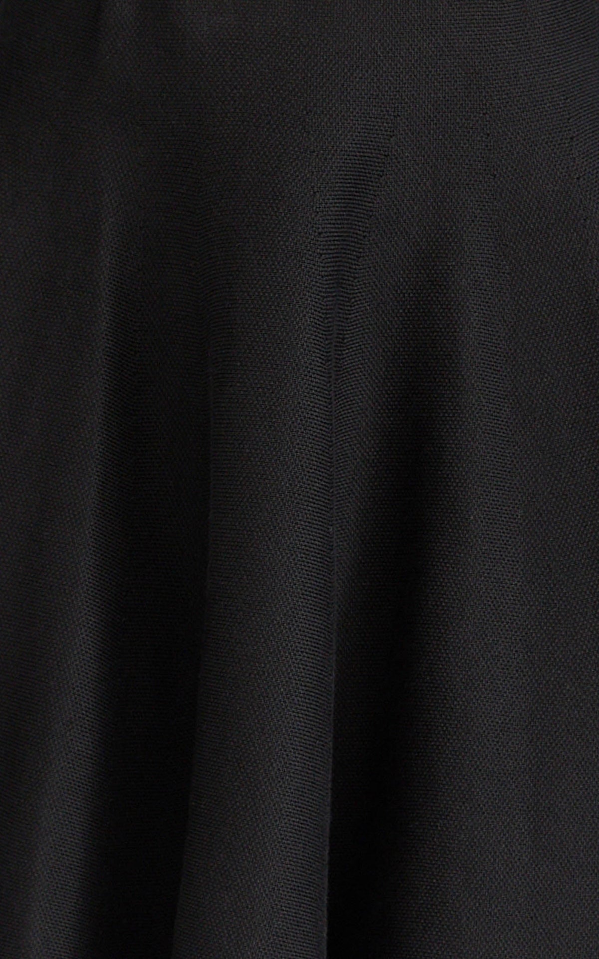 Farrah Mini Skirt - High Waisted A Line Skirt in Black