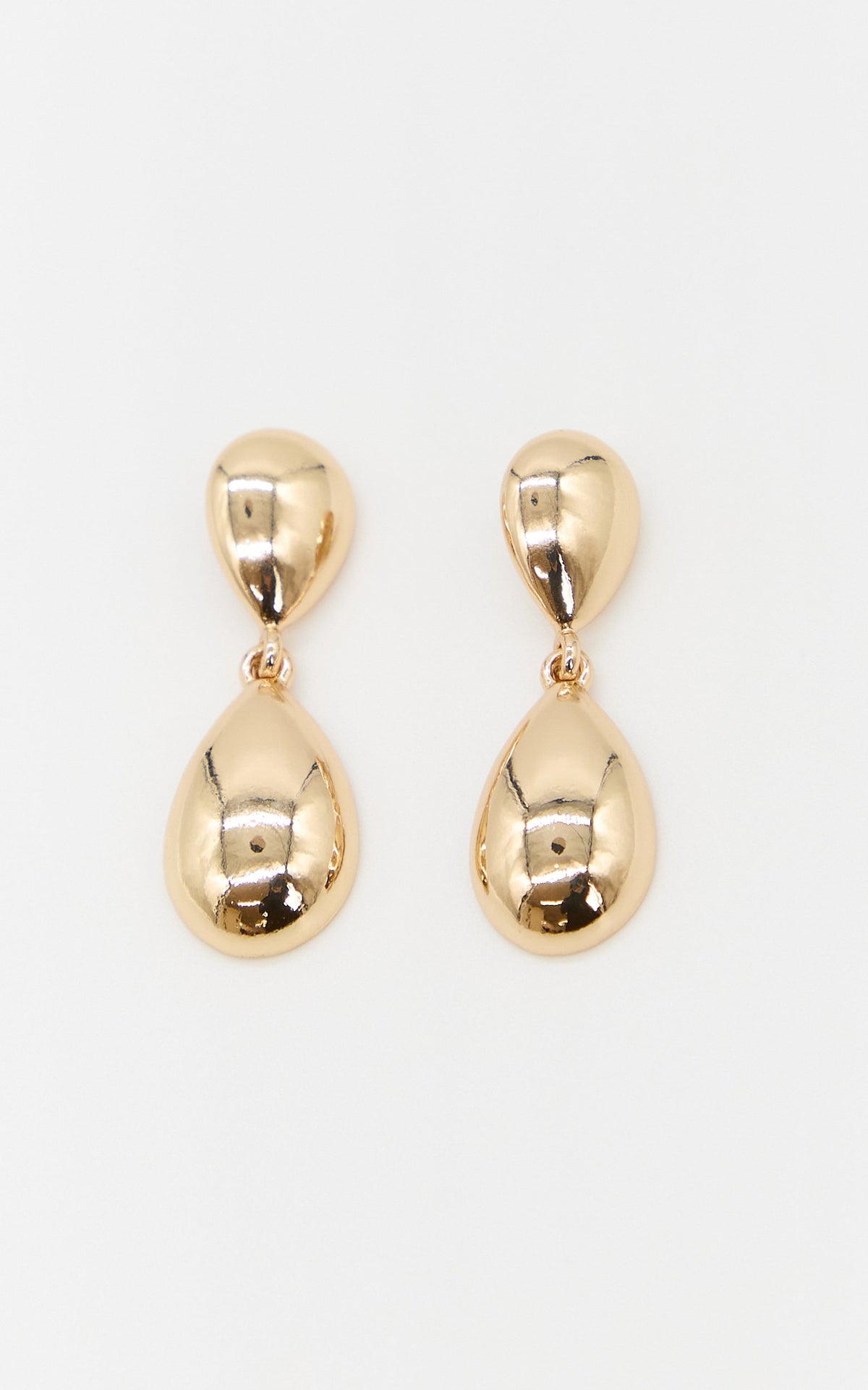 Alba Earrings - Statement Drop Earrings in Gold