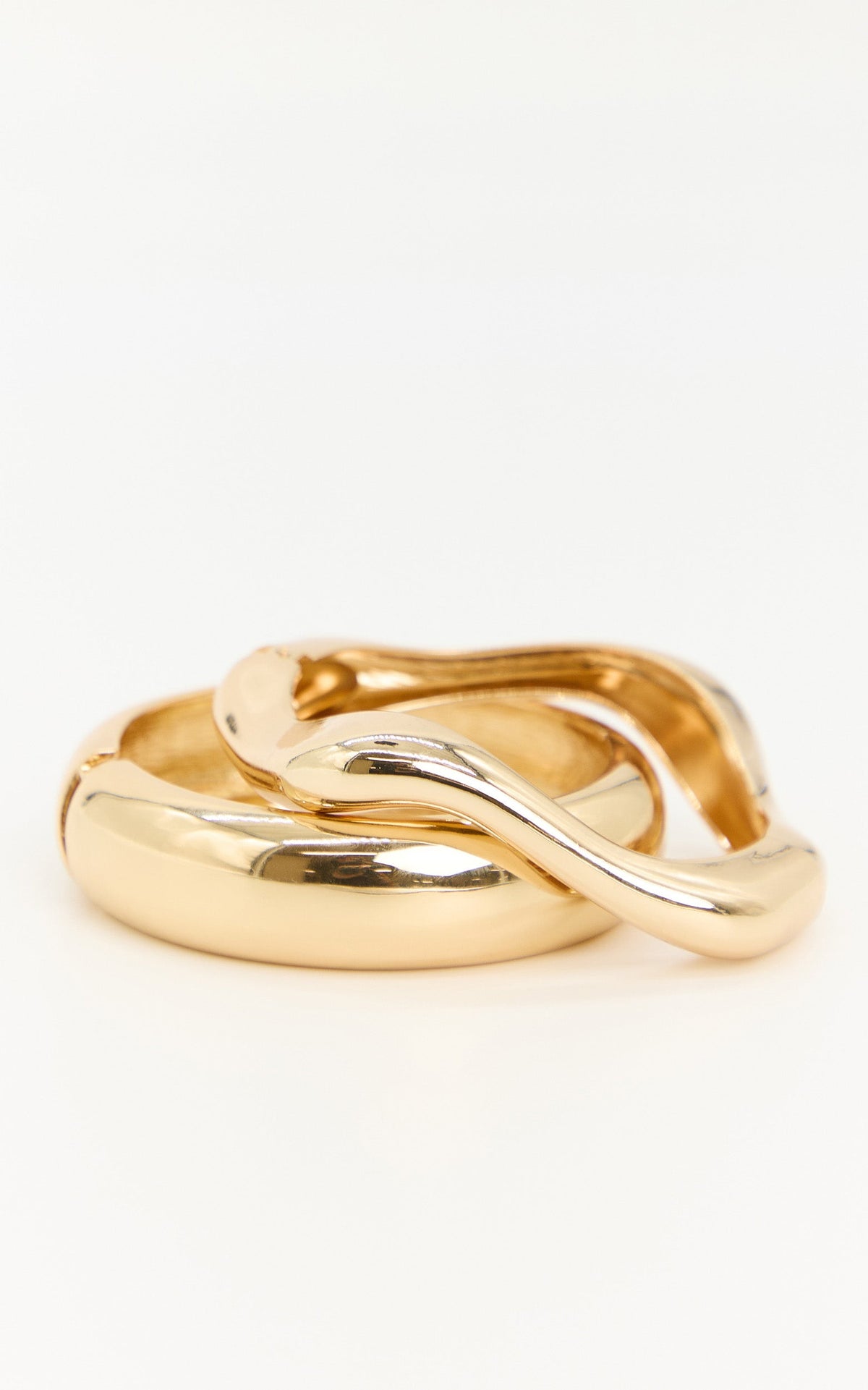 Simona Bangles - 2 Pack Bangles in Gold