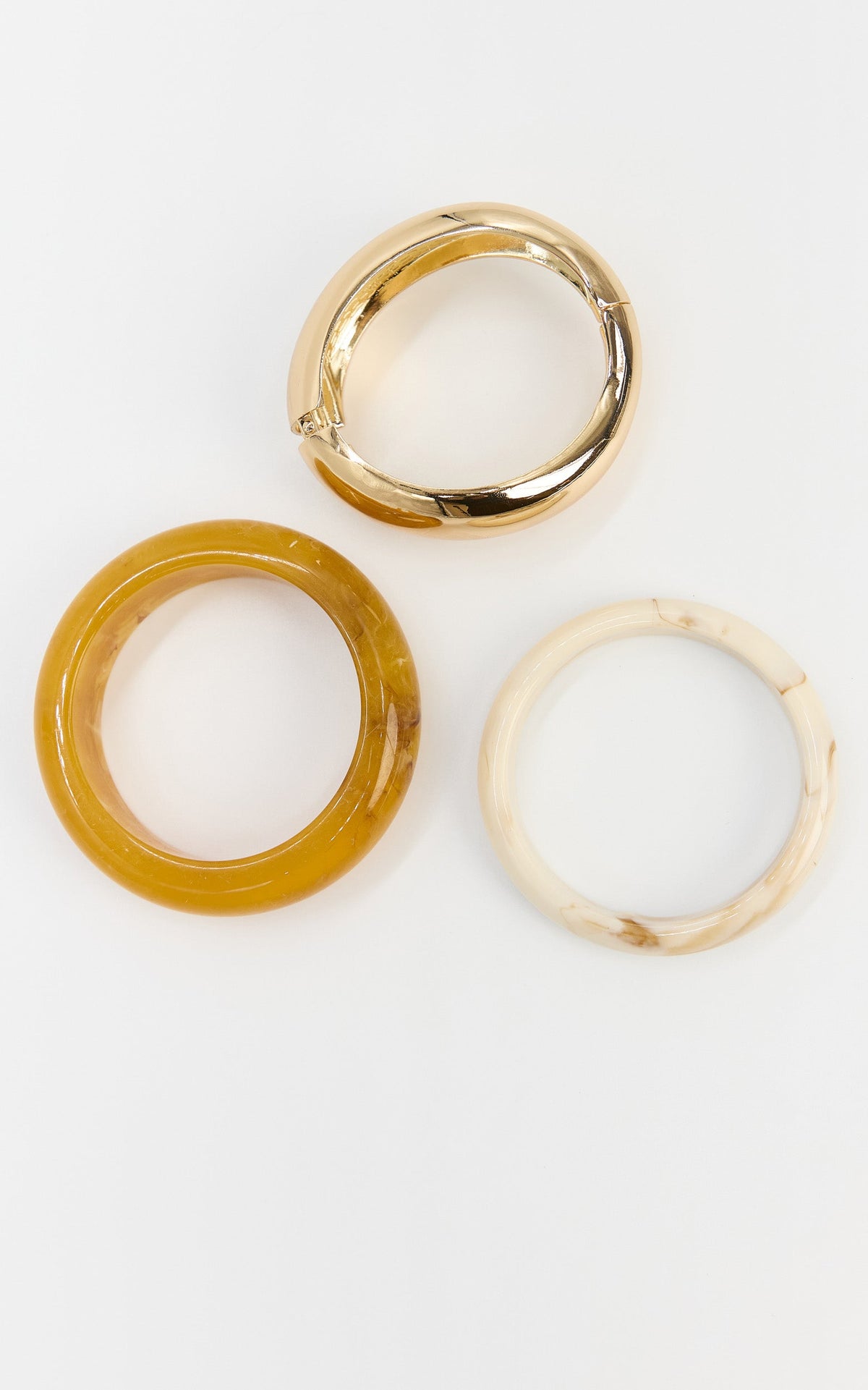 Claudette Bangle - 3 Pack Bangle in Gold