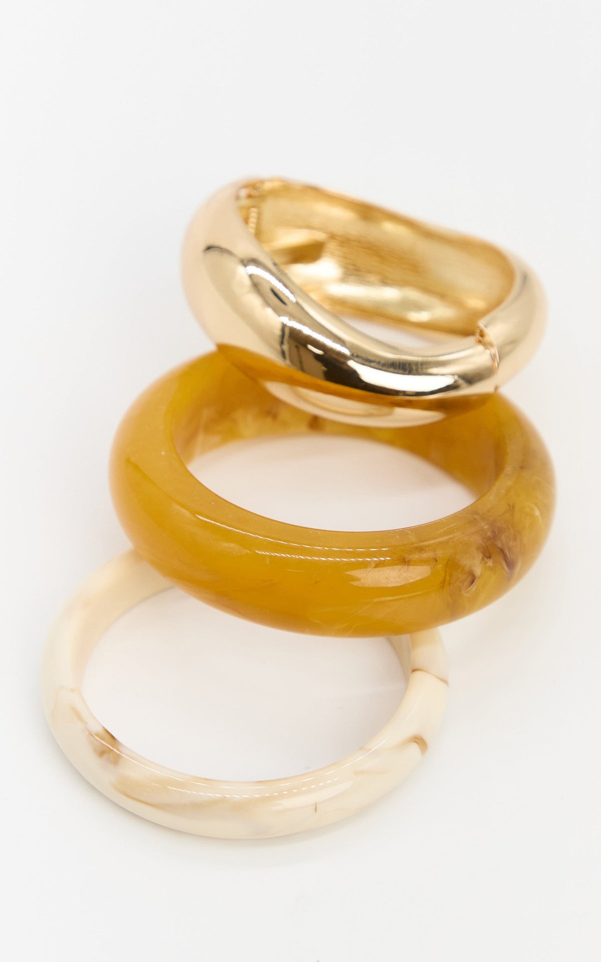 Claudette Bangle - 3 Pack Bangle in Gold