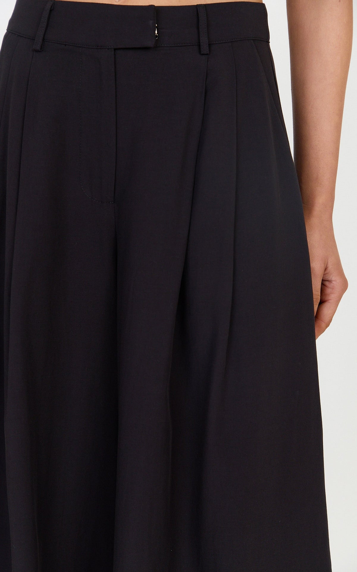 Josephine Pants - High Waist Wide Leg Pants in Black