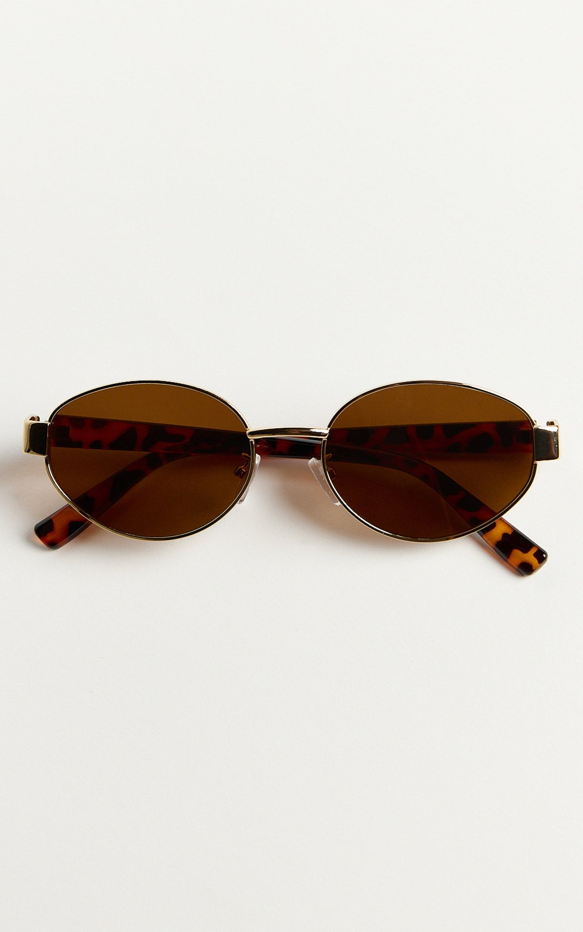 Henrietta Sunglasses - Round Sunglasses in Gold