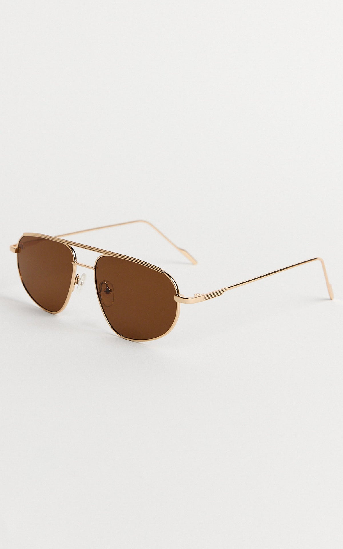 Inez Sunglasses - Square Sunglasses in Gold
