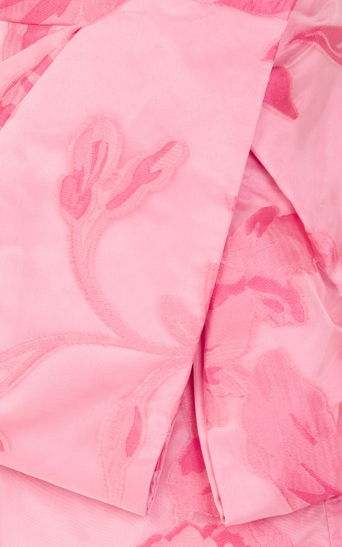 Violetta Mini Dress - Strapless Bow Detail Tulip Dress in Pink