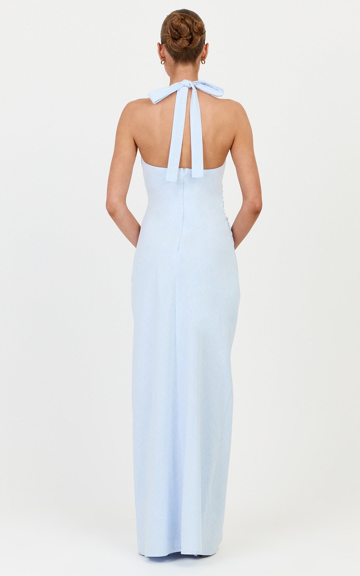 Breeze Maxi Dress - Halter Neck Maxi Dress in Pale Blue
