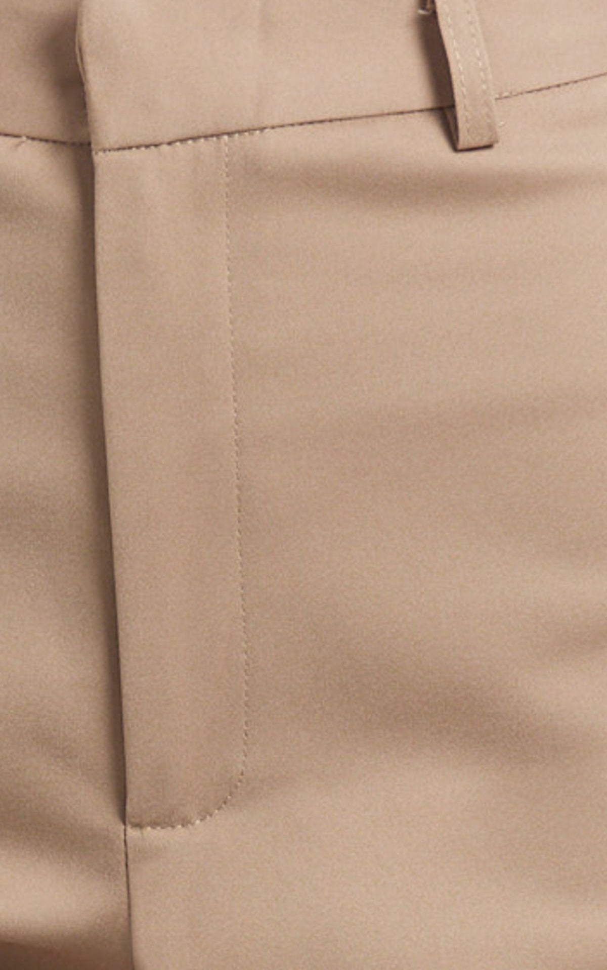 Carolyn Pants - High Waist Slim Straight Leg Tailored Pants in Mocha