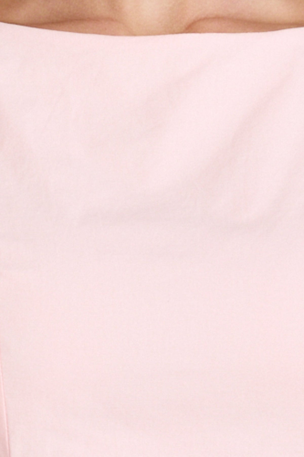 Casina Midi Dress - Boat Neck Tie Back Fit And Flare Dress in Pale Pink