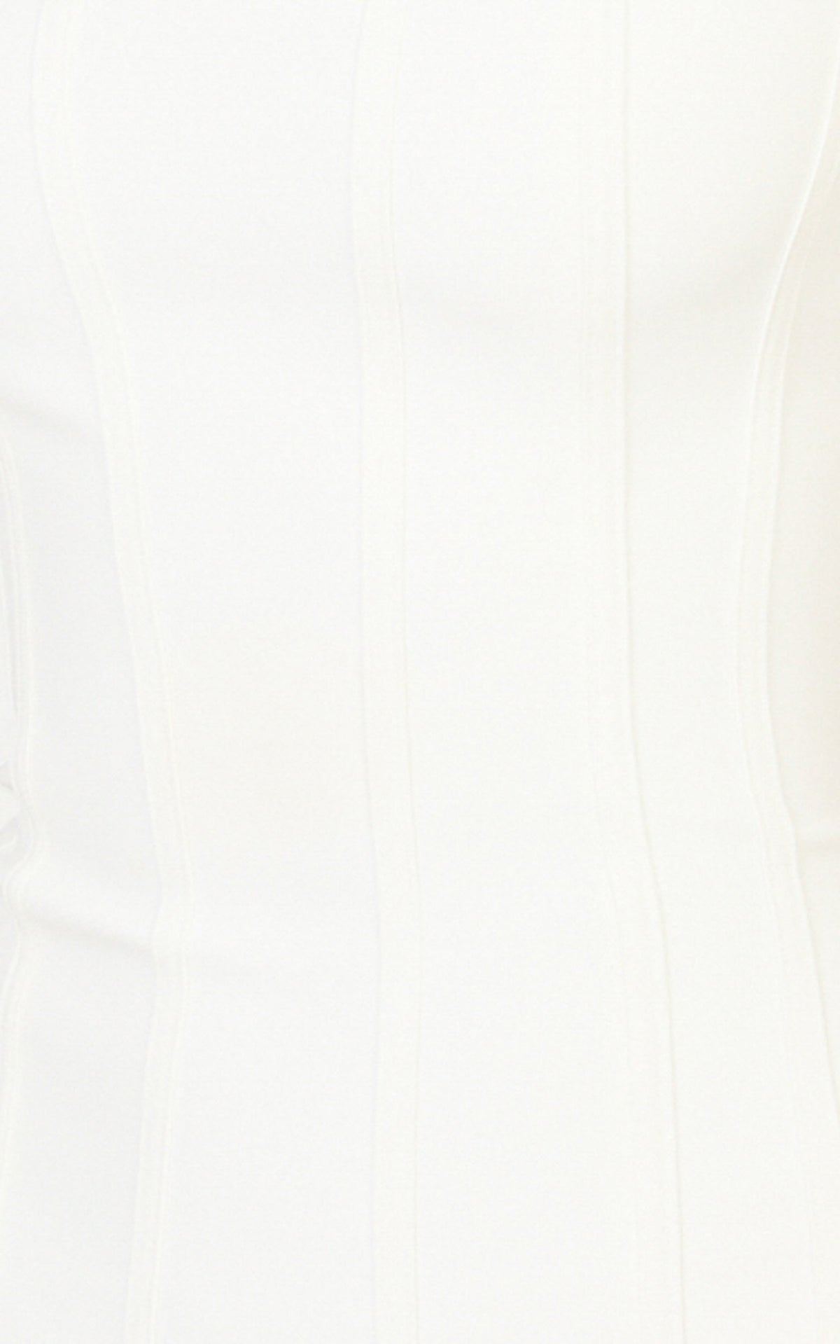 Coco Maxi Dress - Corset Bodice Fit And Flare Dress in White