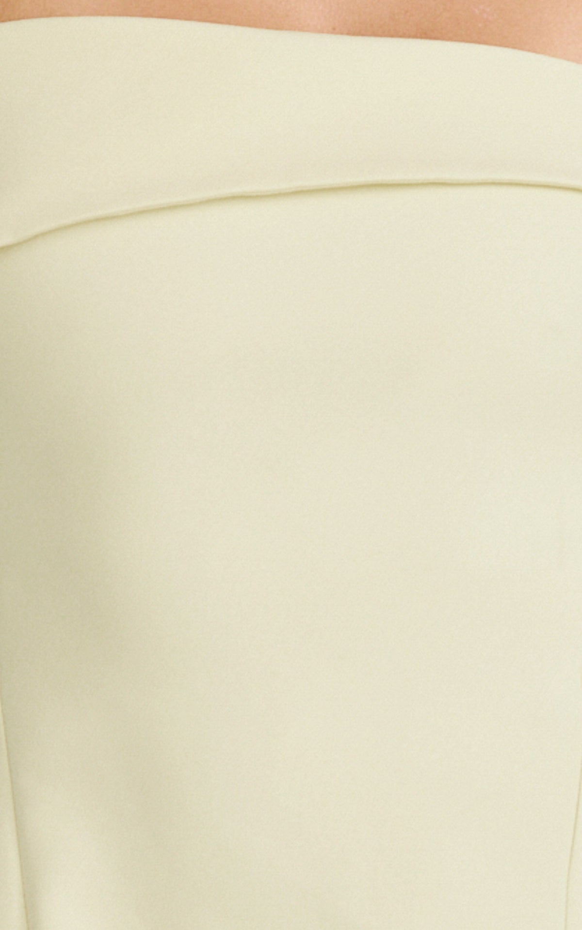 Eljay Mini Dress - Long Sleeve Off Shoulder Knot Detail Dress in Lemon