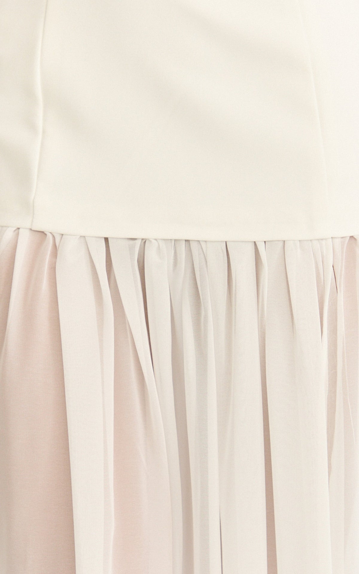 Florence Maxi Dress - Off Shoulder Sheer Skirt Dress in White