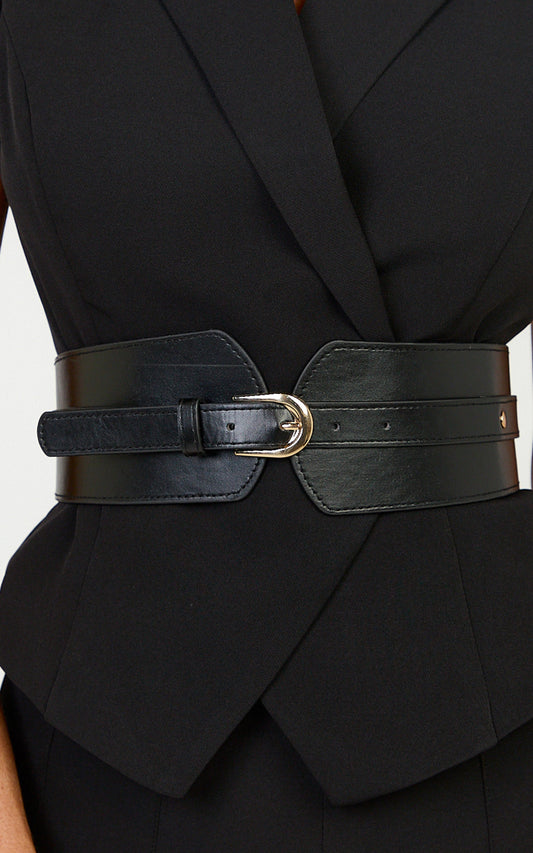 Jacqueline Belt - Corset Belt in Black