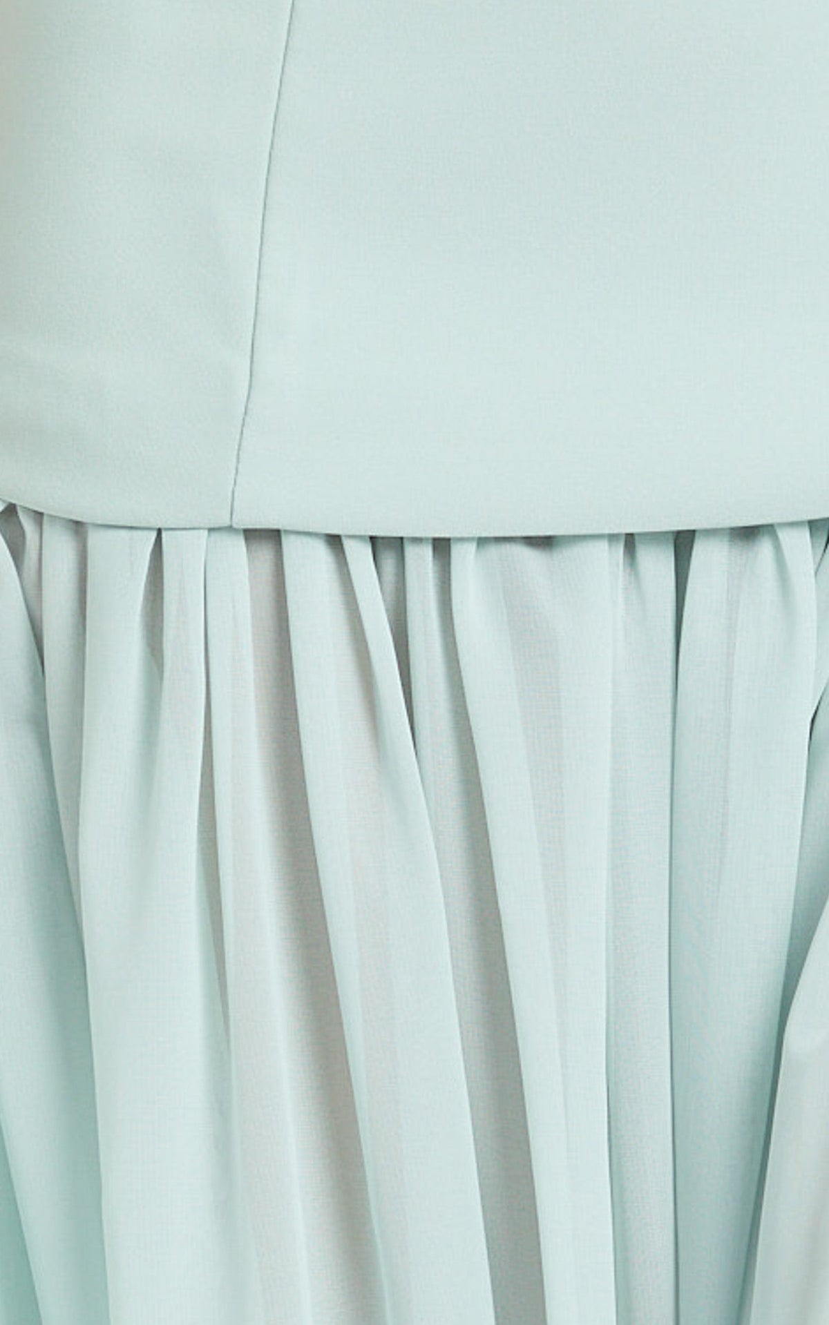 Jocelyn Maxi Dress - Strapless Ruched Fit And Flare Dress in Mint