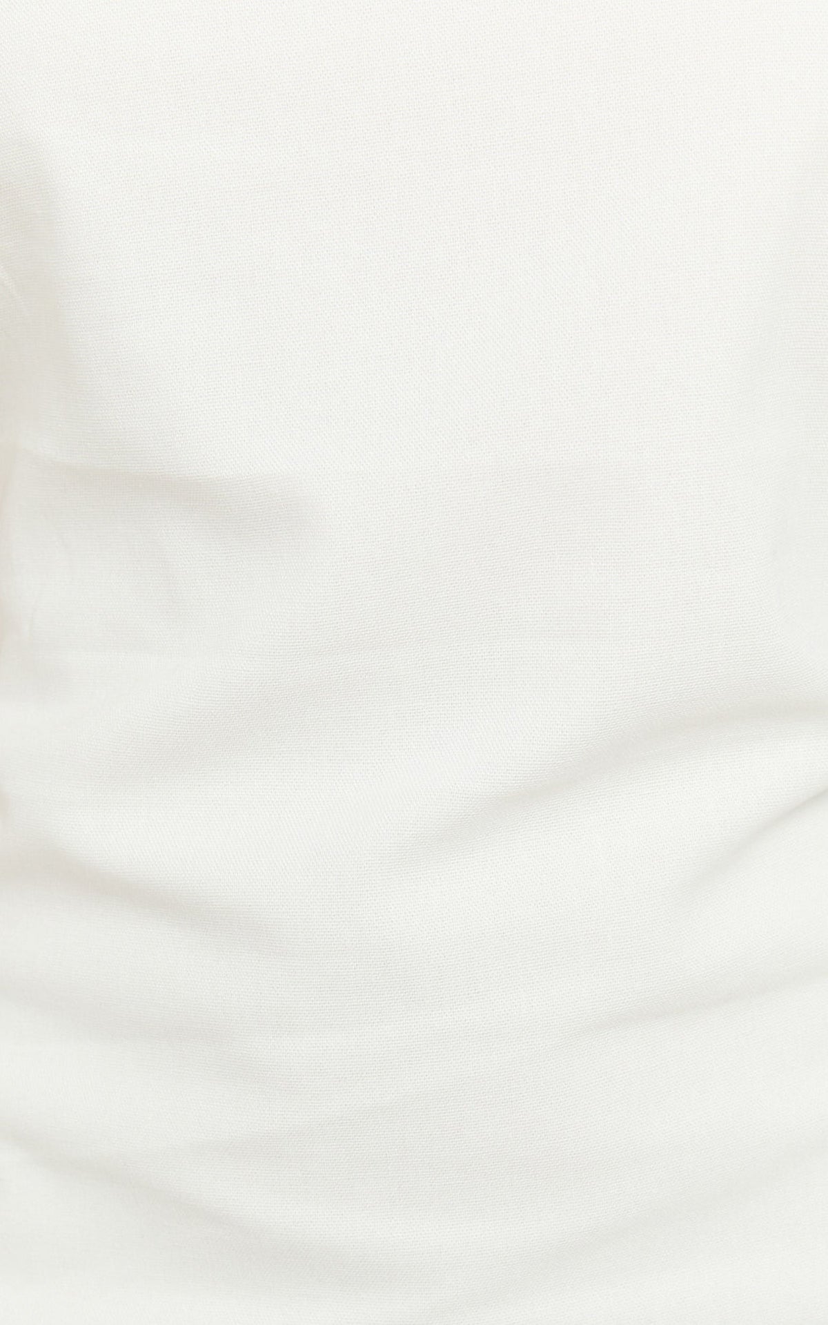 Kat Mini Dress - Linen Square Neck Dress in Off White