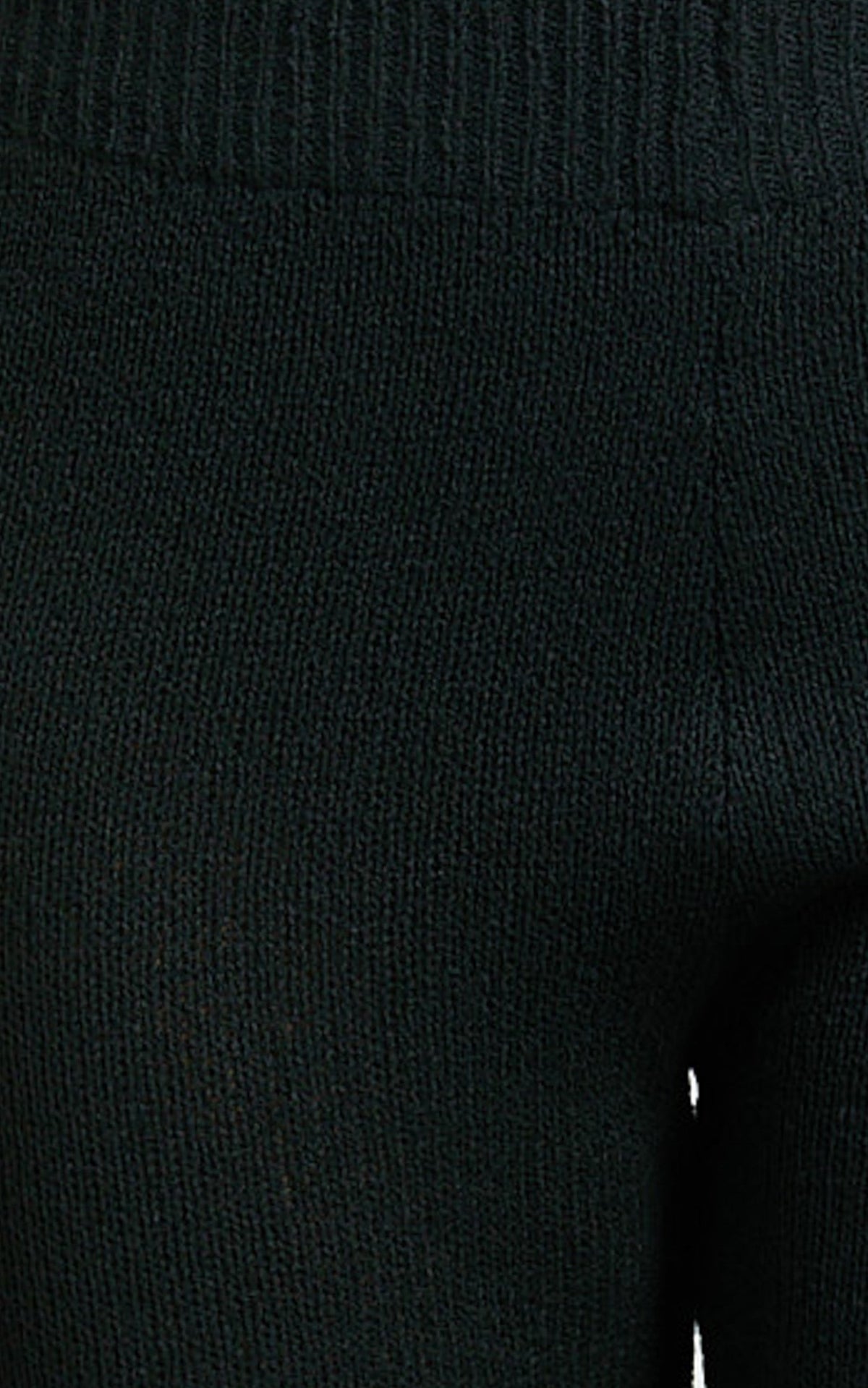 Nova Pants - Knitted Wide Leg Pant in Black