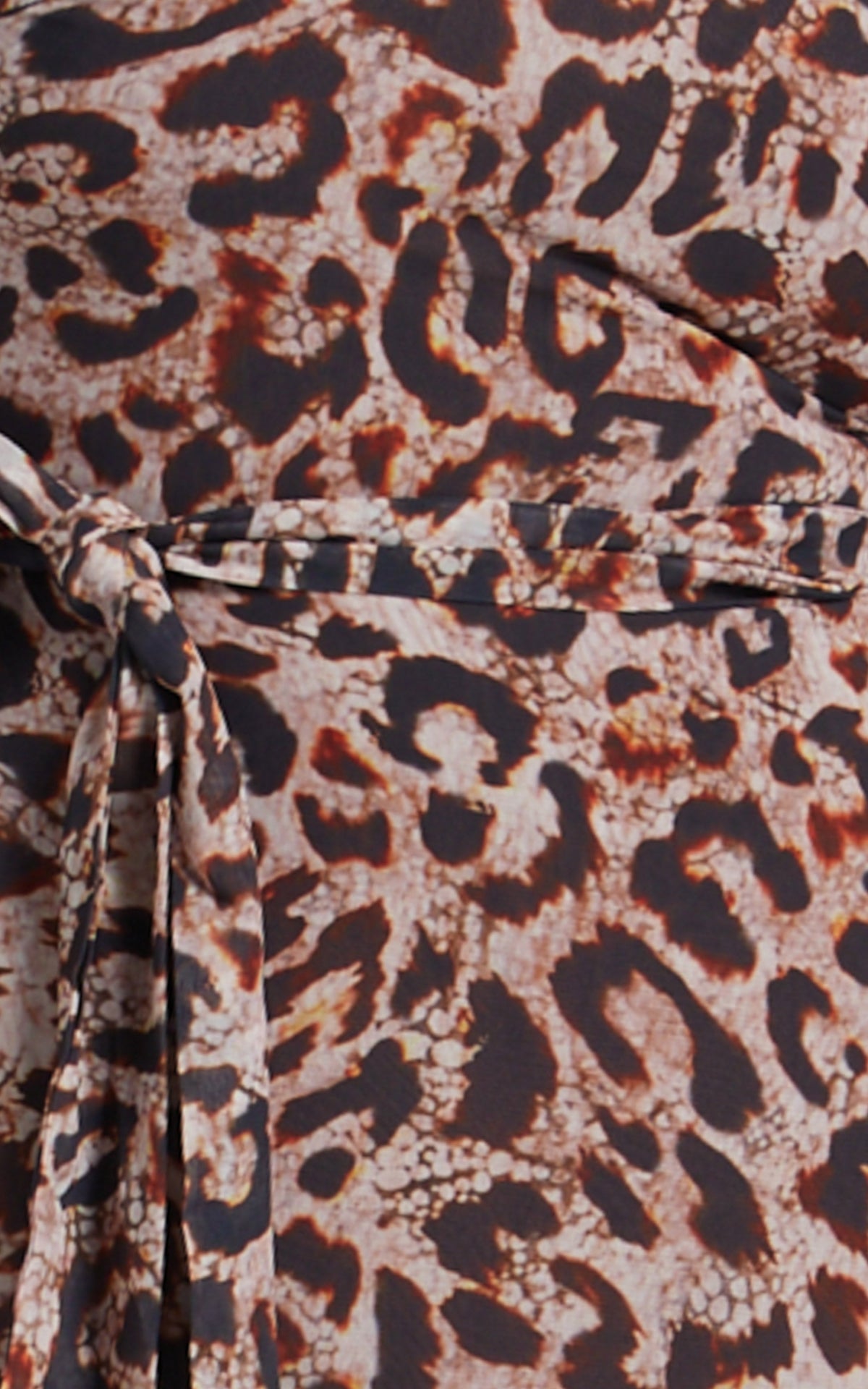 Sherlena Mini Dress - One Shoulder Dress in Leopard