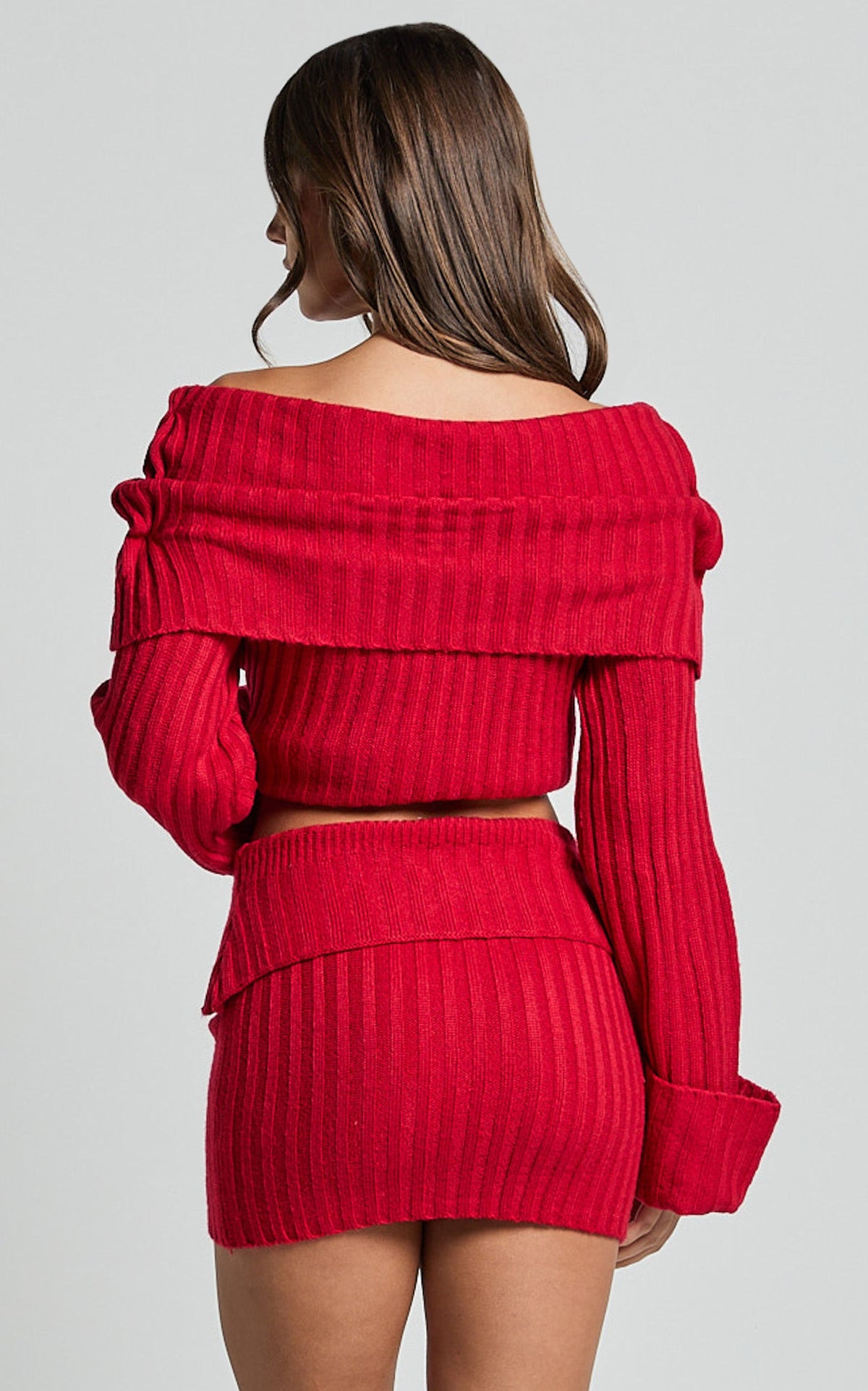 SNDYS The Label - Brooks Mini Skirt in Cherry
