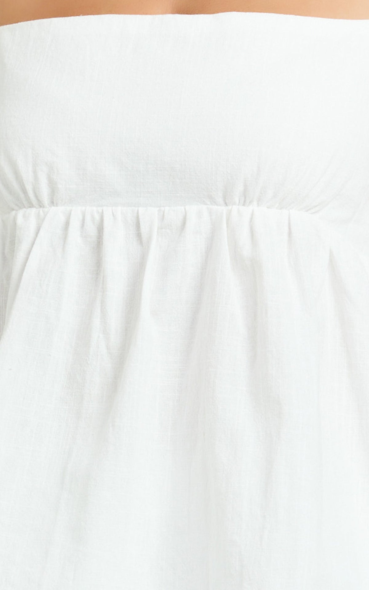 Valerie Two Piece Top and Pants Set - Baby Doll Top And Relaxed Pants Set in Off White